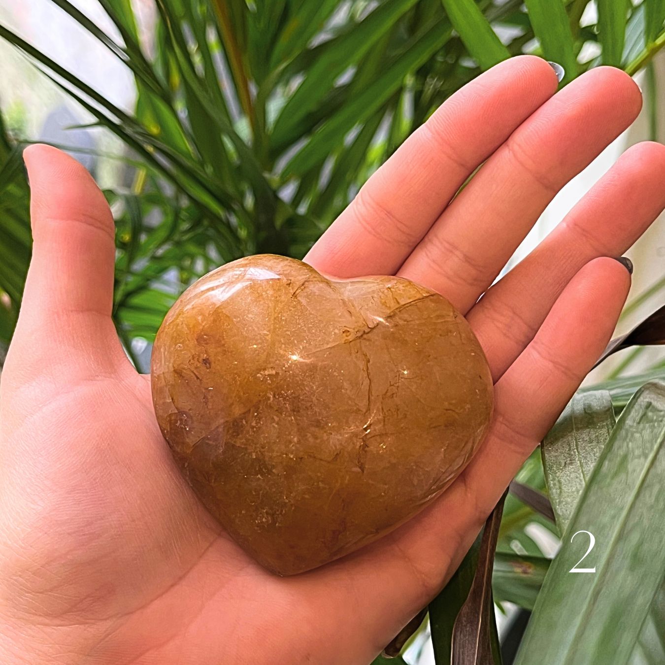 Golden Healer - Hearts - Crystal
