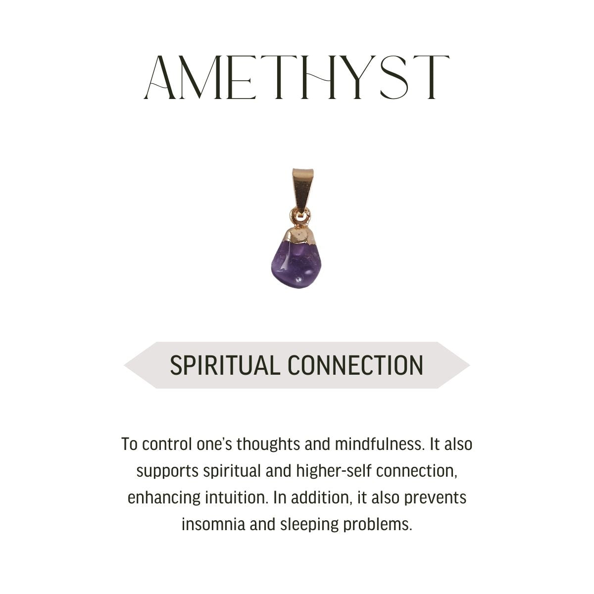 Mini Pendant Crystals - Gold Plated