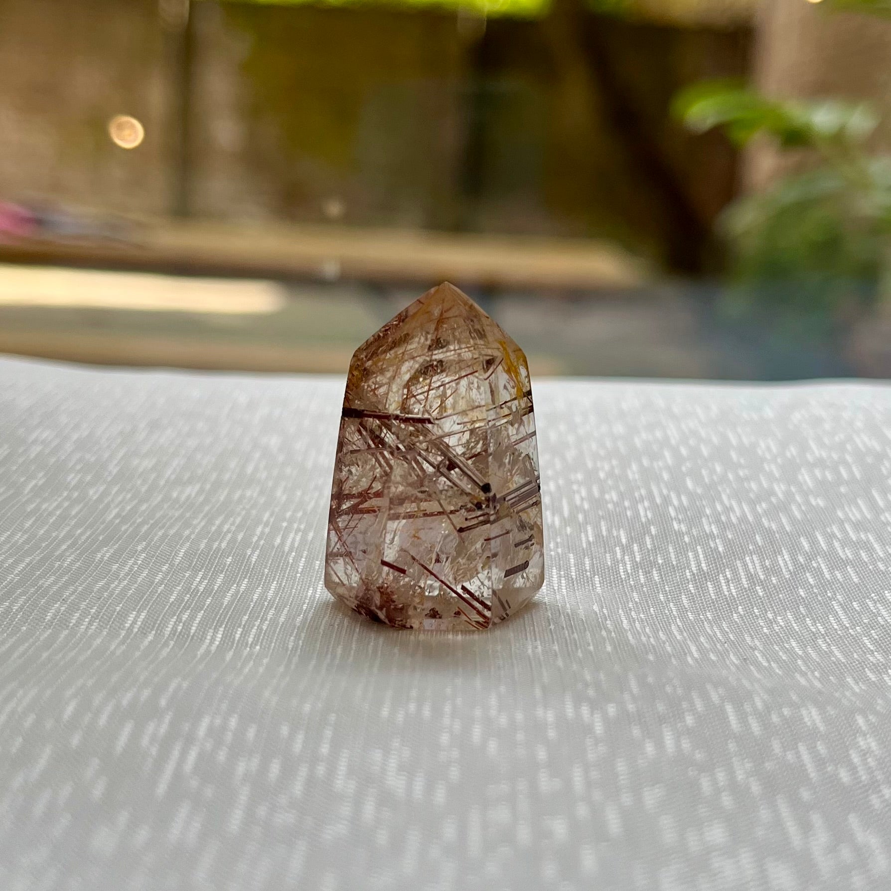 Rutilated Quartz Point - Crystal