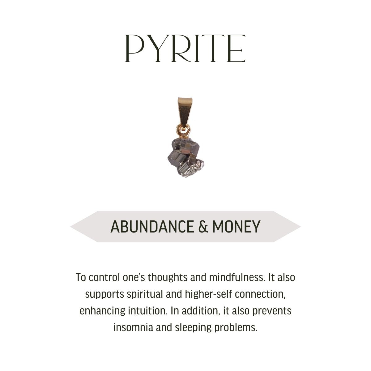 Mini Pendant Crystals - Gold Plated