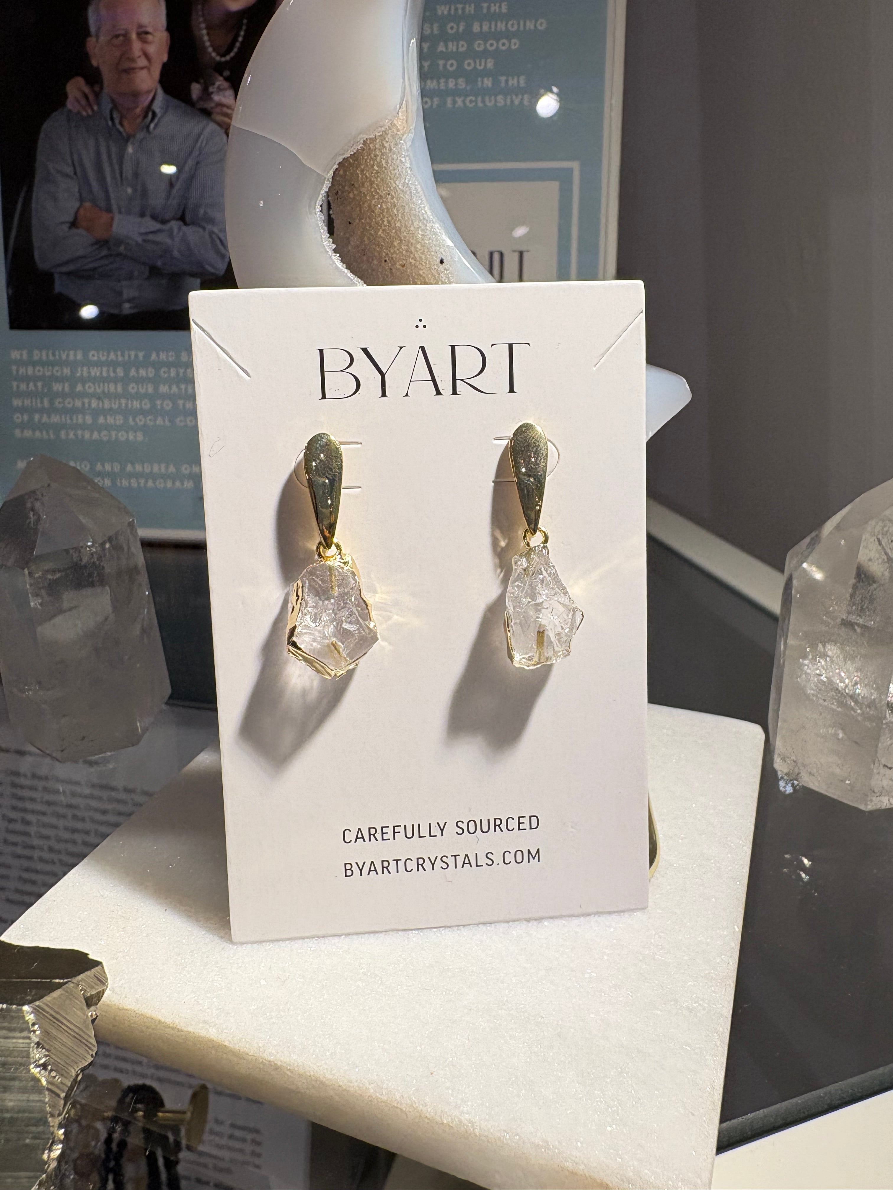 Golden Drops Earrings - Gold Plated