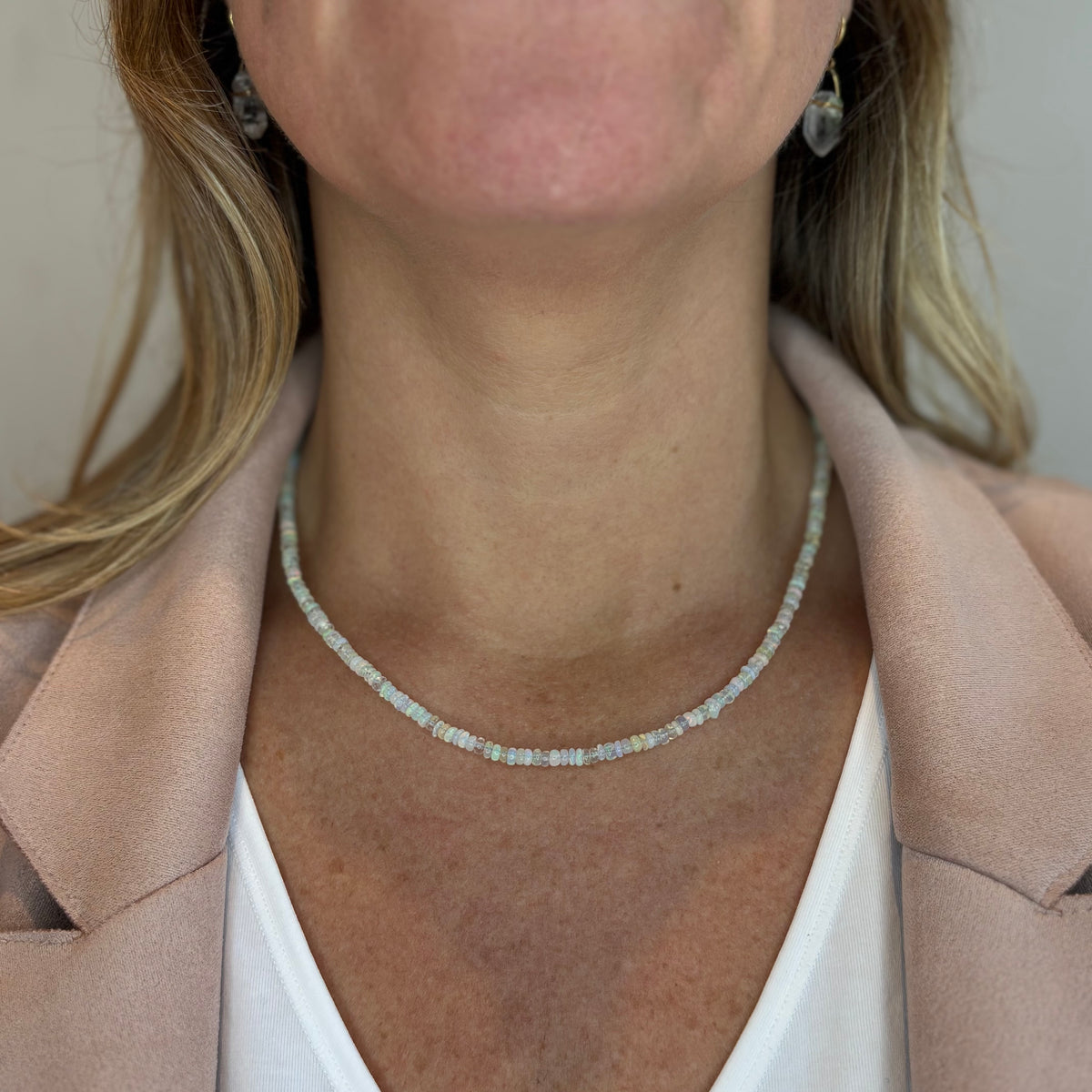 Opal Beaded Necklace