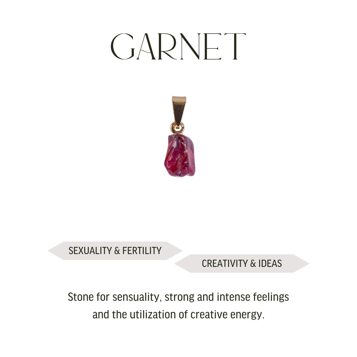 Mini Pendant Crystals - Gold Plated