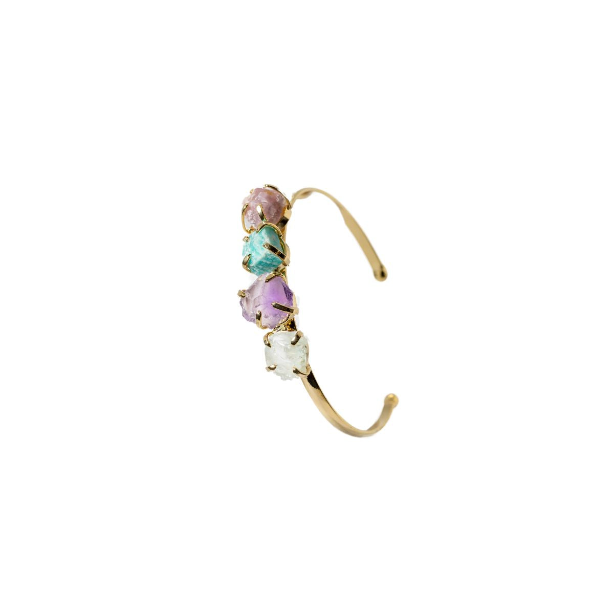 Mixed stones - Lollipop Bracelet - Gold Plated
