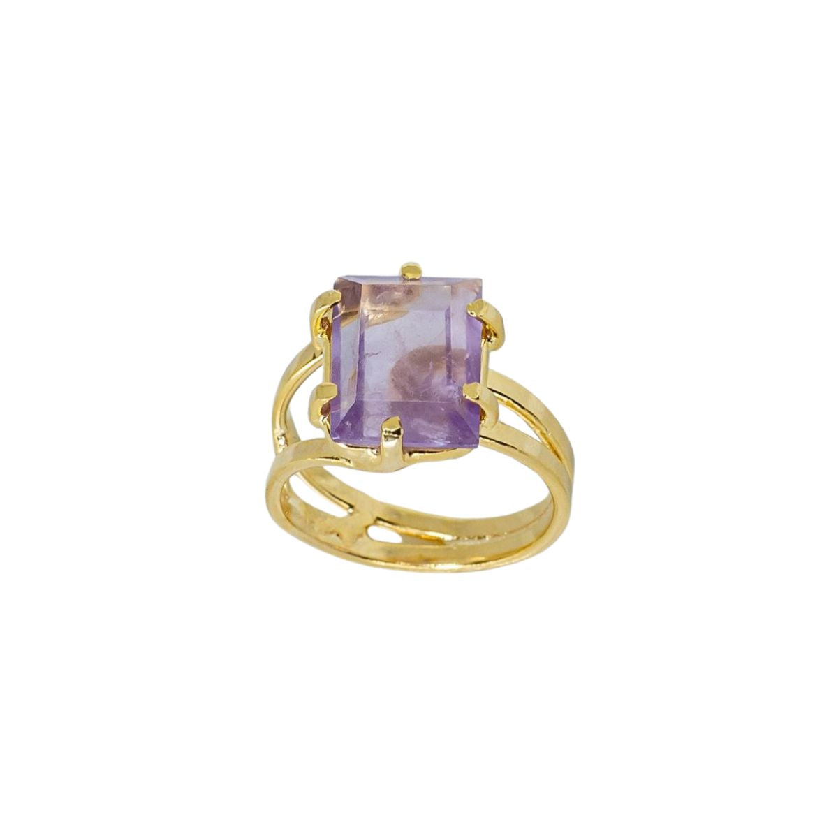 Amethyst - Pinky Ring - Gold Plated