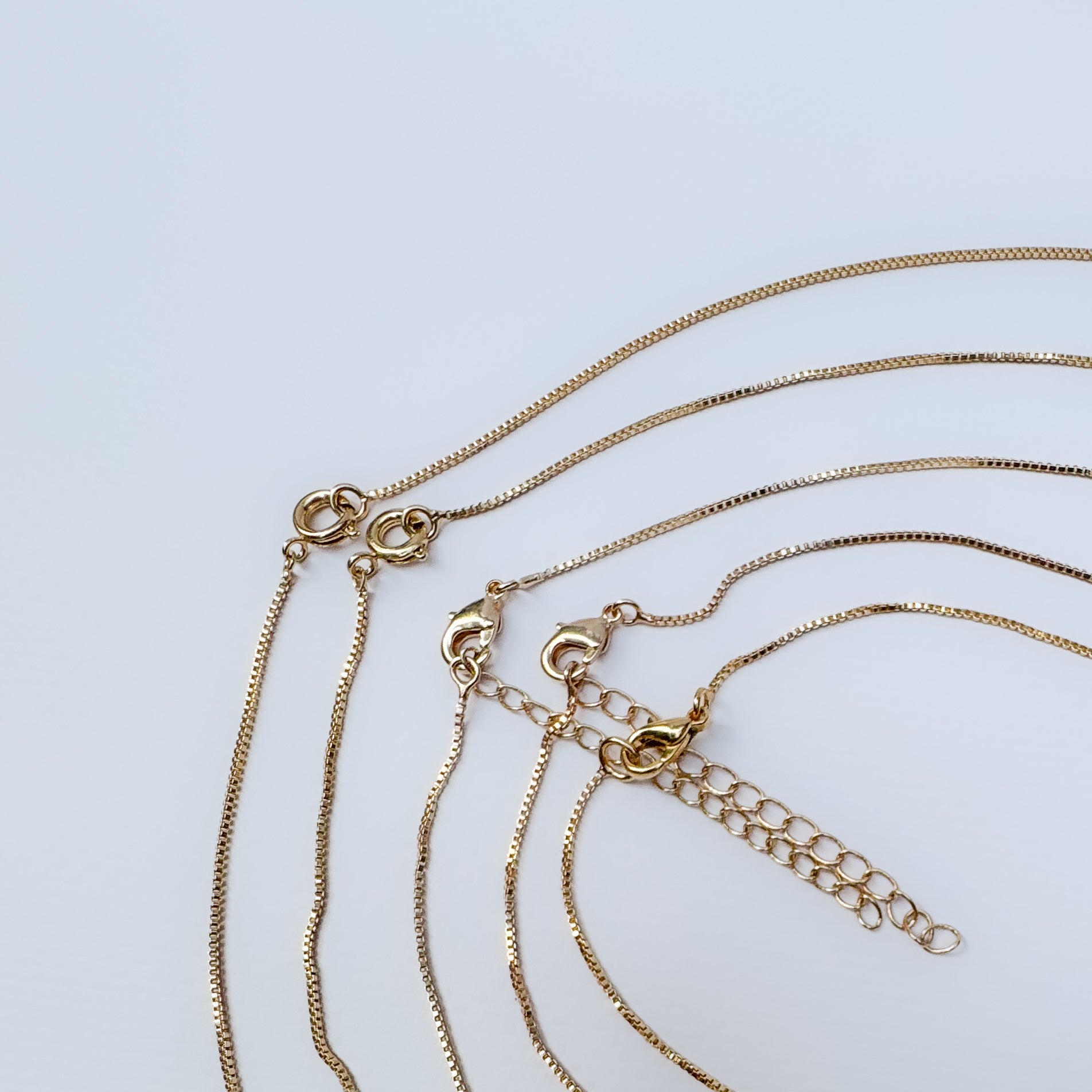 Classic Box Chain - Necklace - Gold Plated