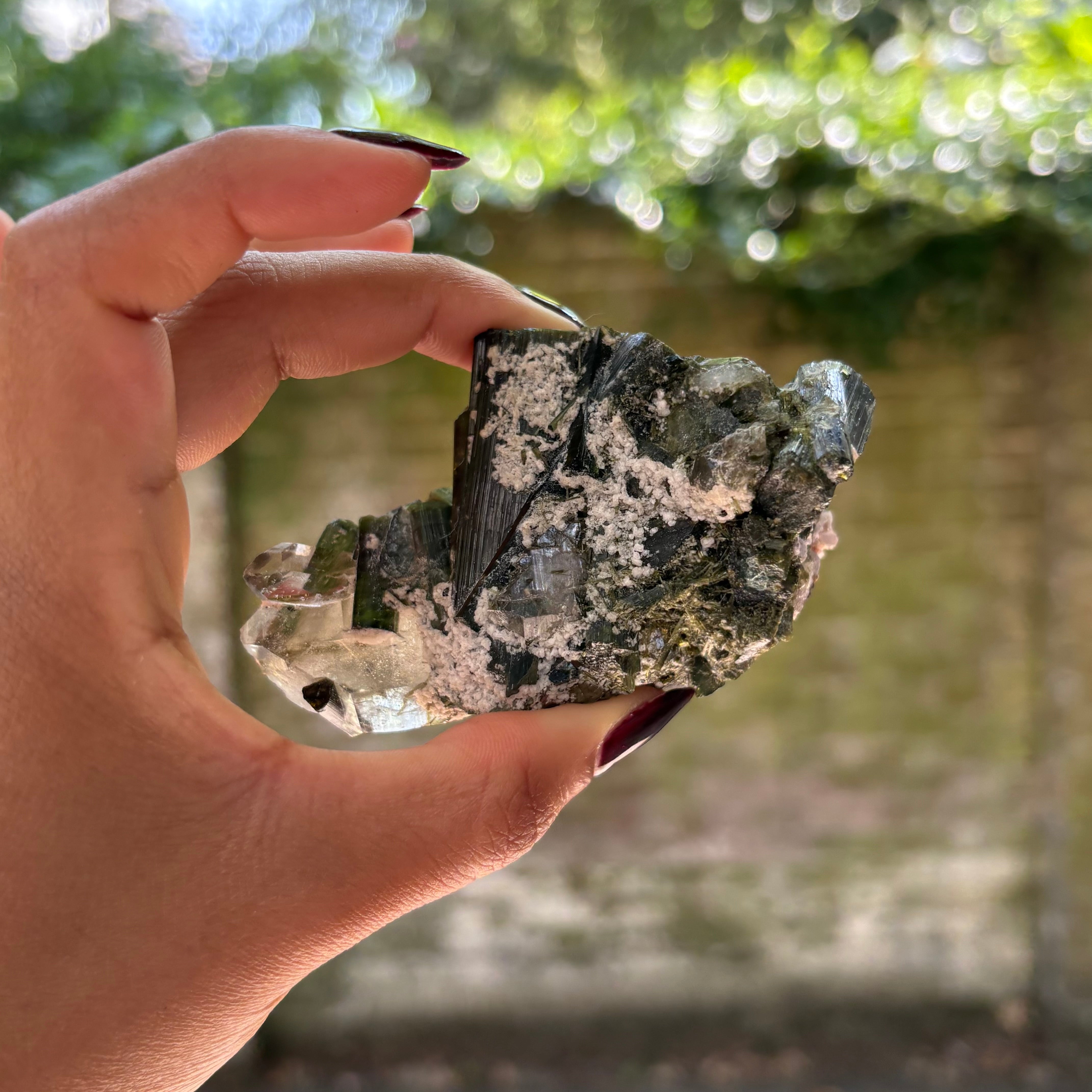 Green Tourmaline Specimen