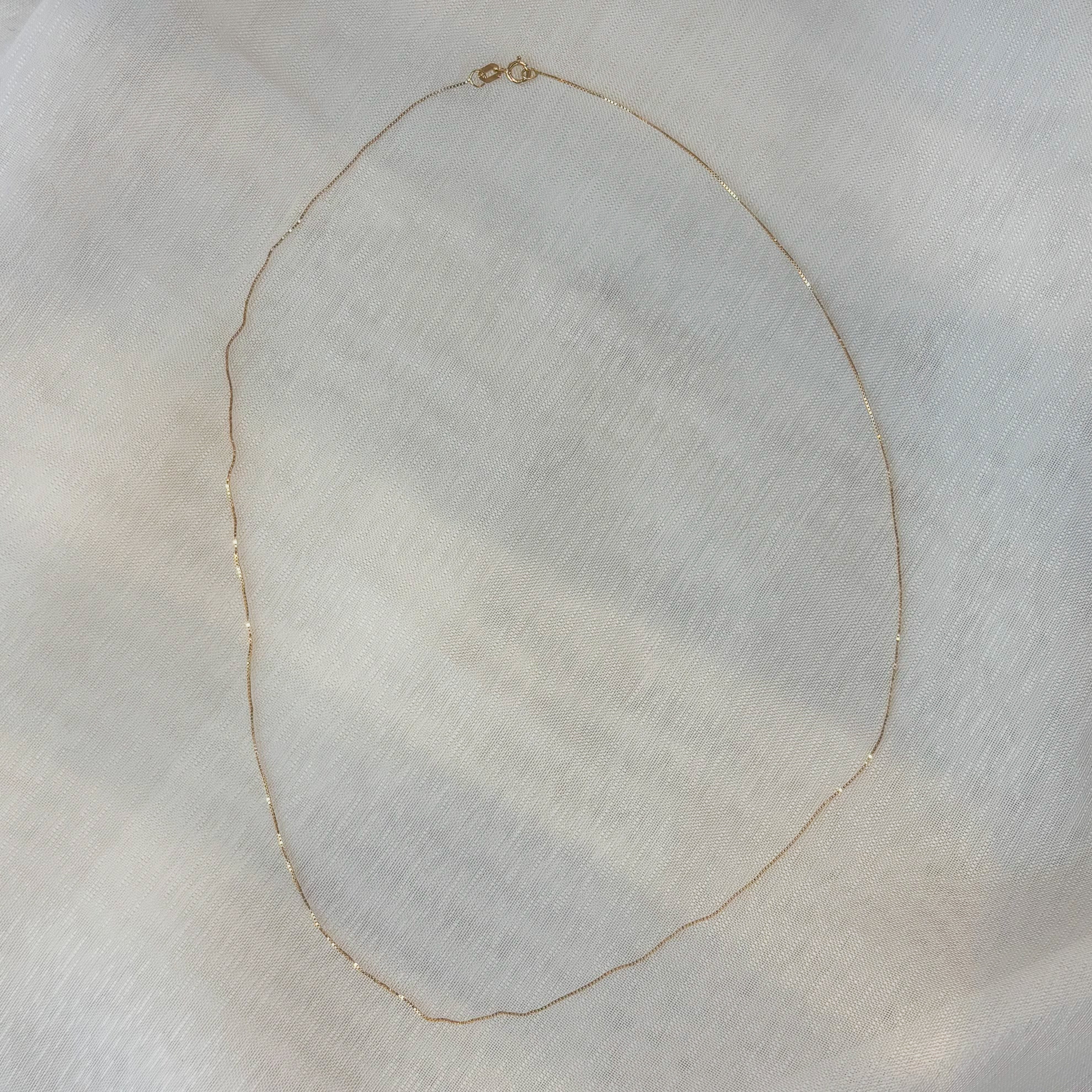 Necklace Chain 45 cm - 18k Solid Gold