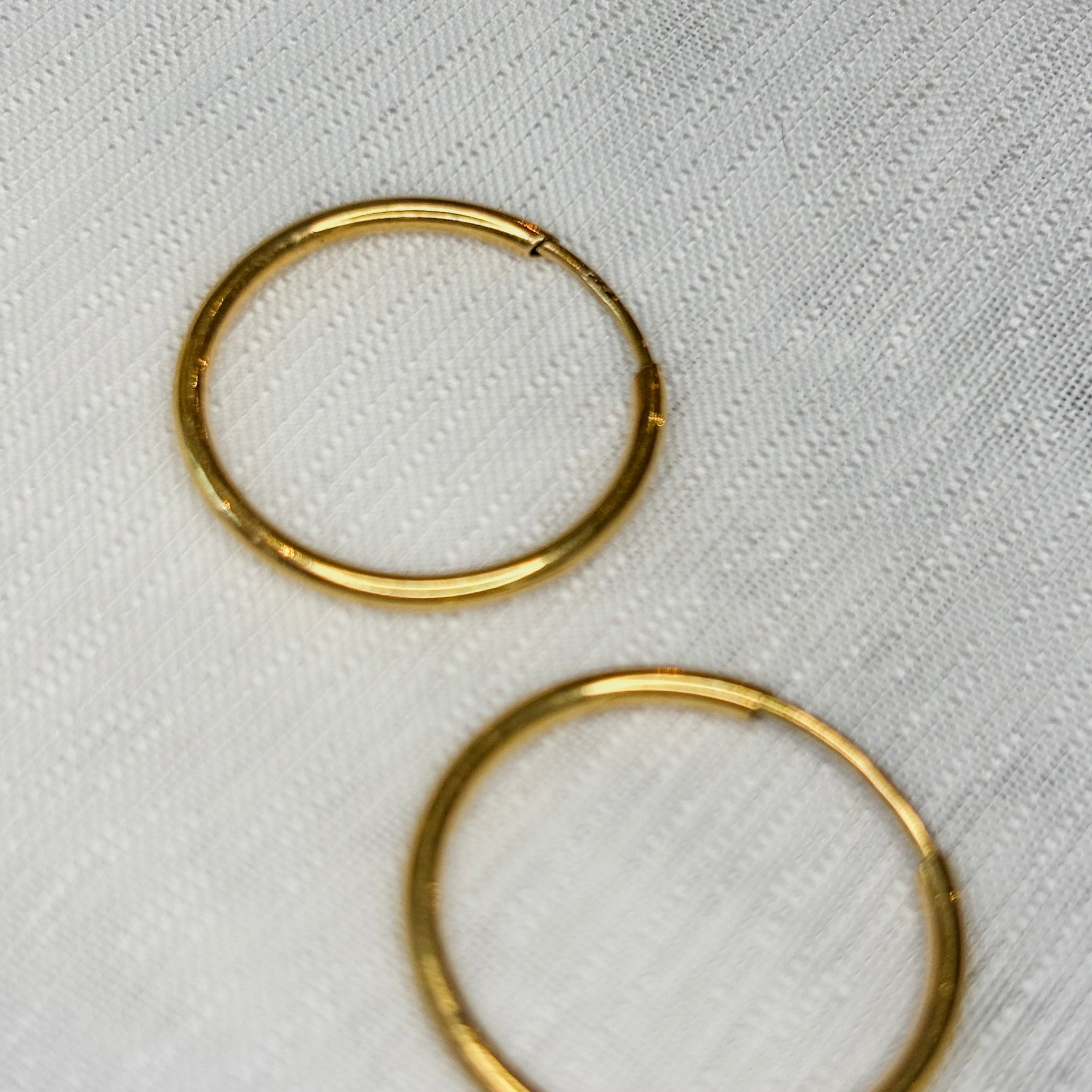 Oorbellen Hoops 14k Goud 1.24g