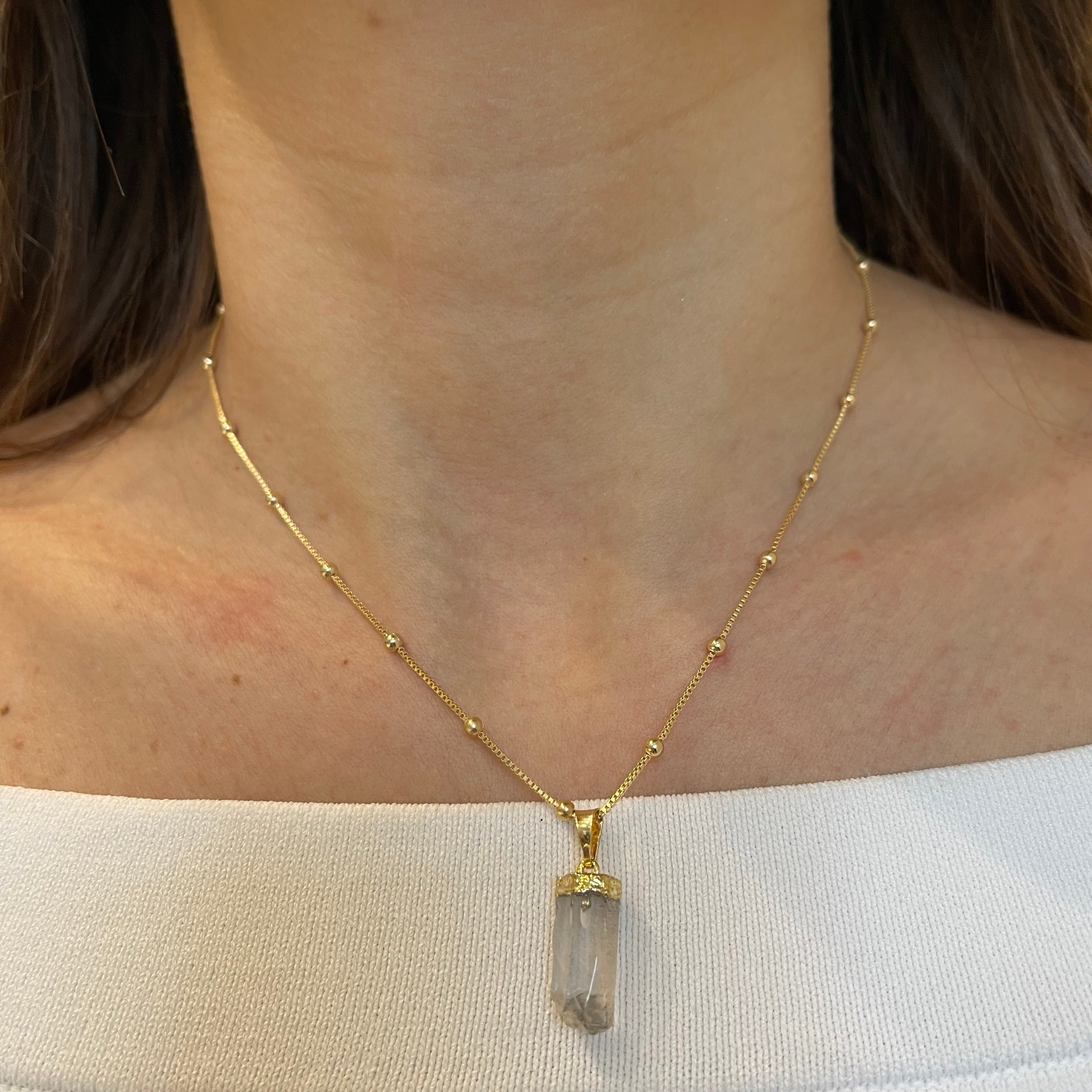 Clear Quartz Point - Choker