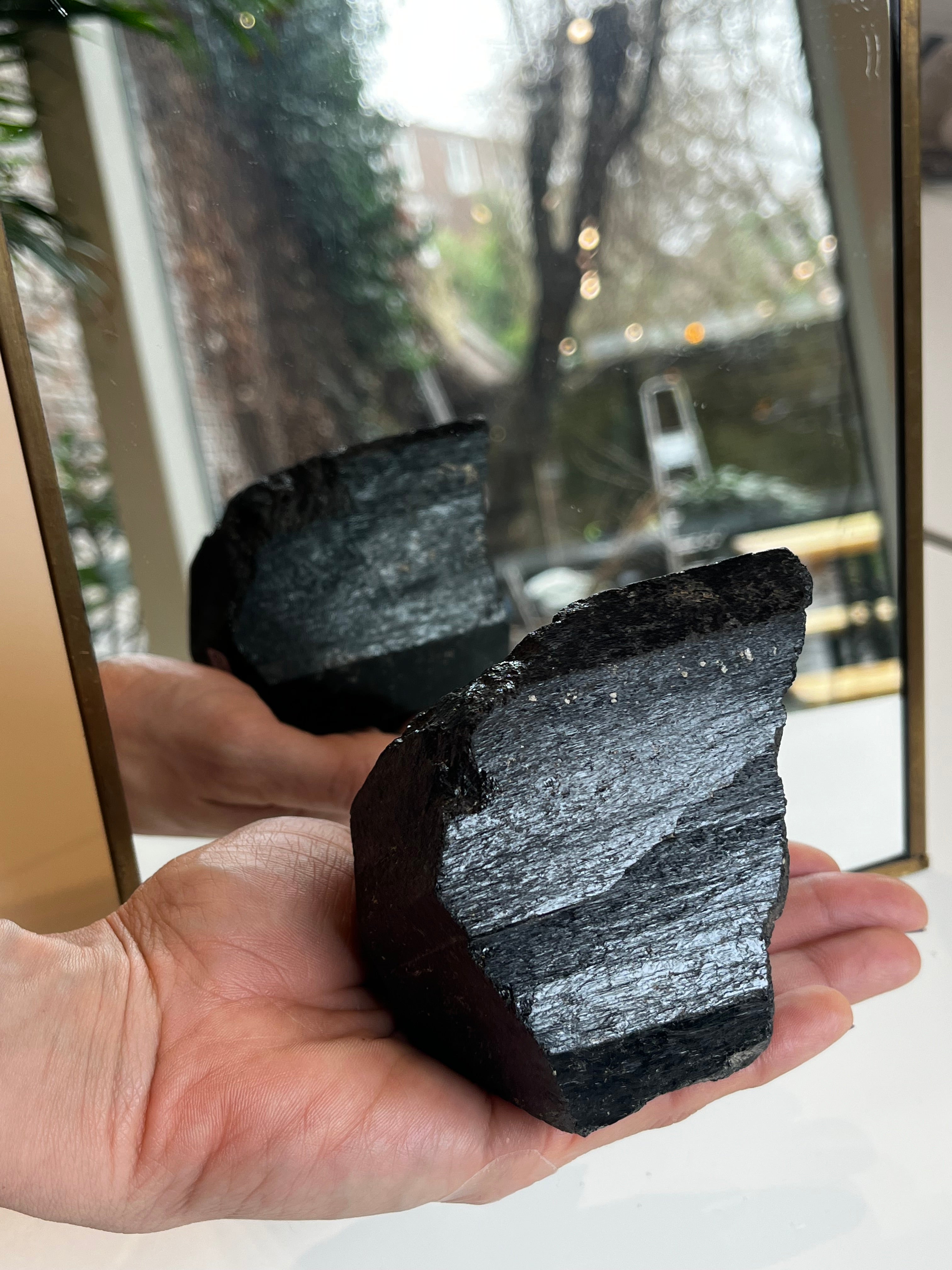 Black Tourmaline Crystal - Rough stones