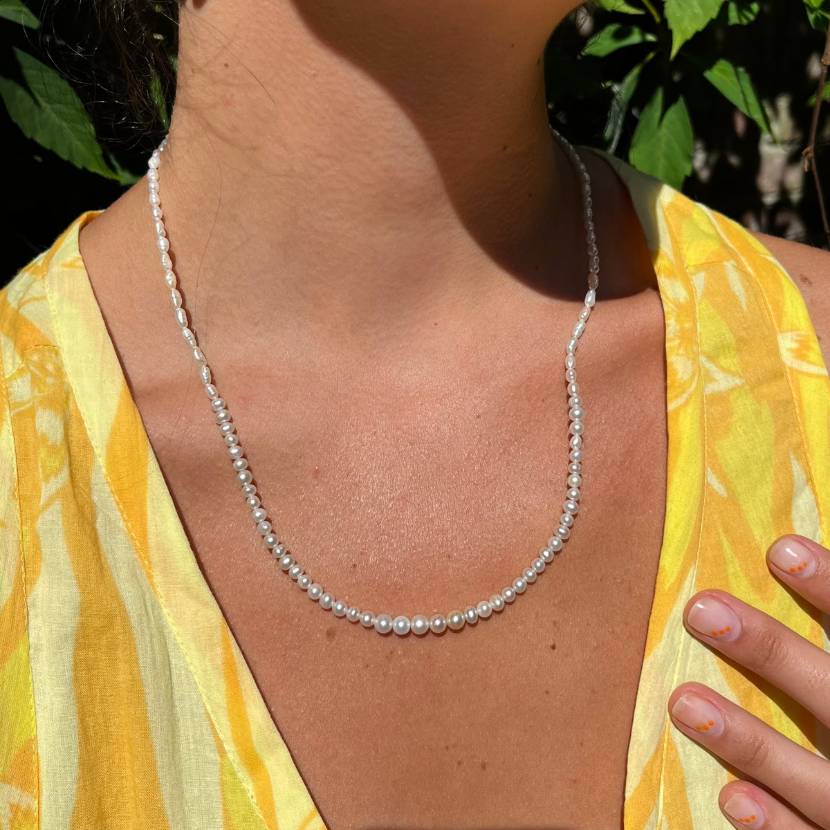 Necklace Pearl Beads