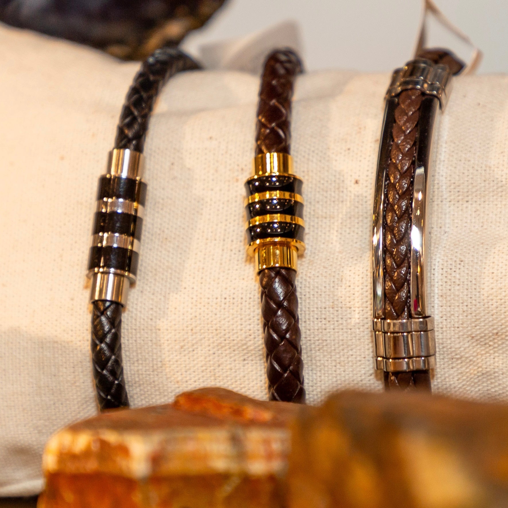 Male Rope Bracelet Leather