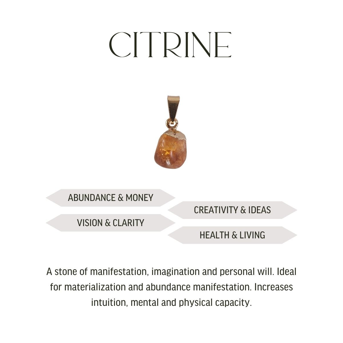 Mini Pendant Crystals - Gold Plated