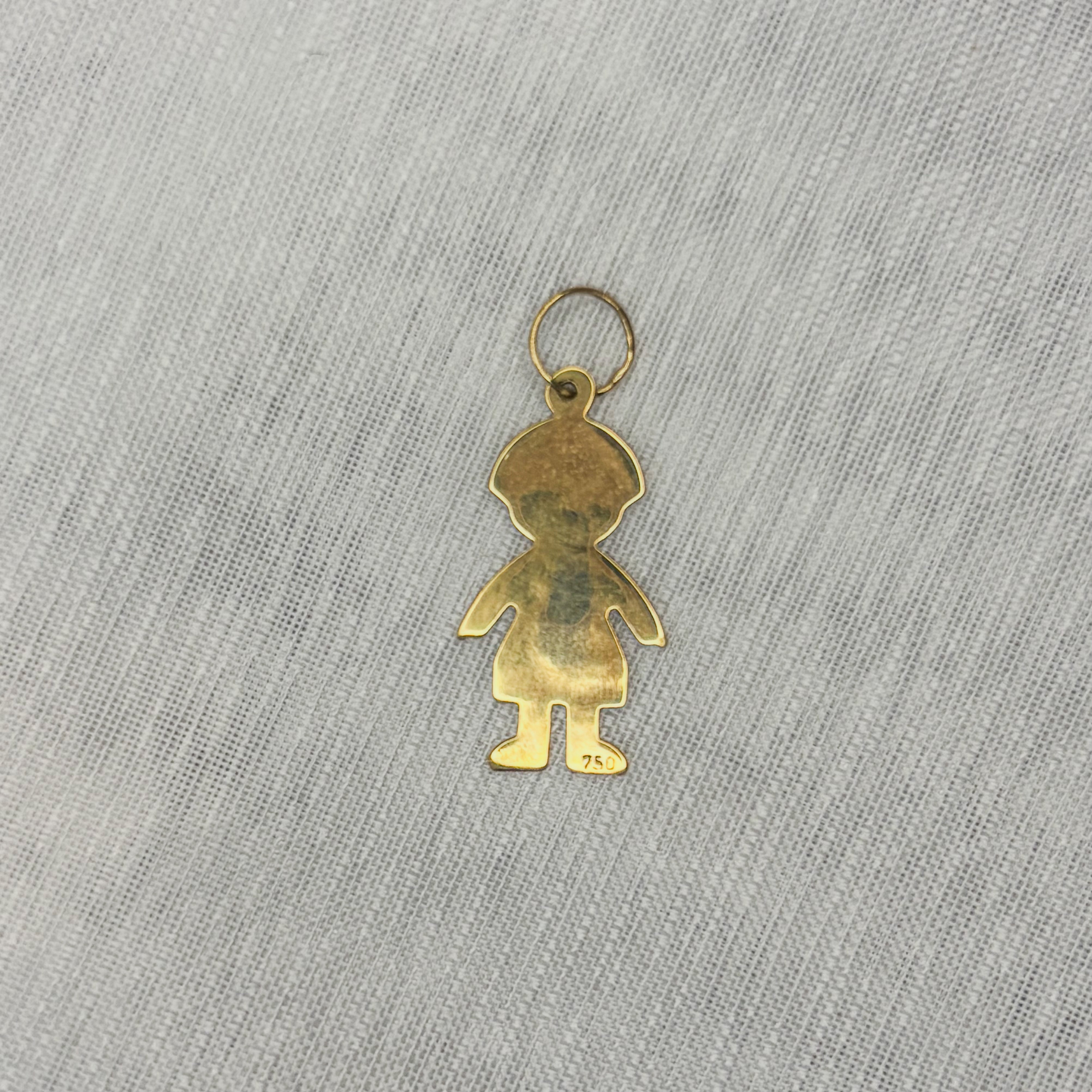 Big Boy Pendant - 18k Solid Gold