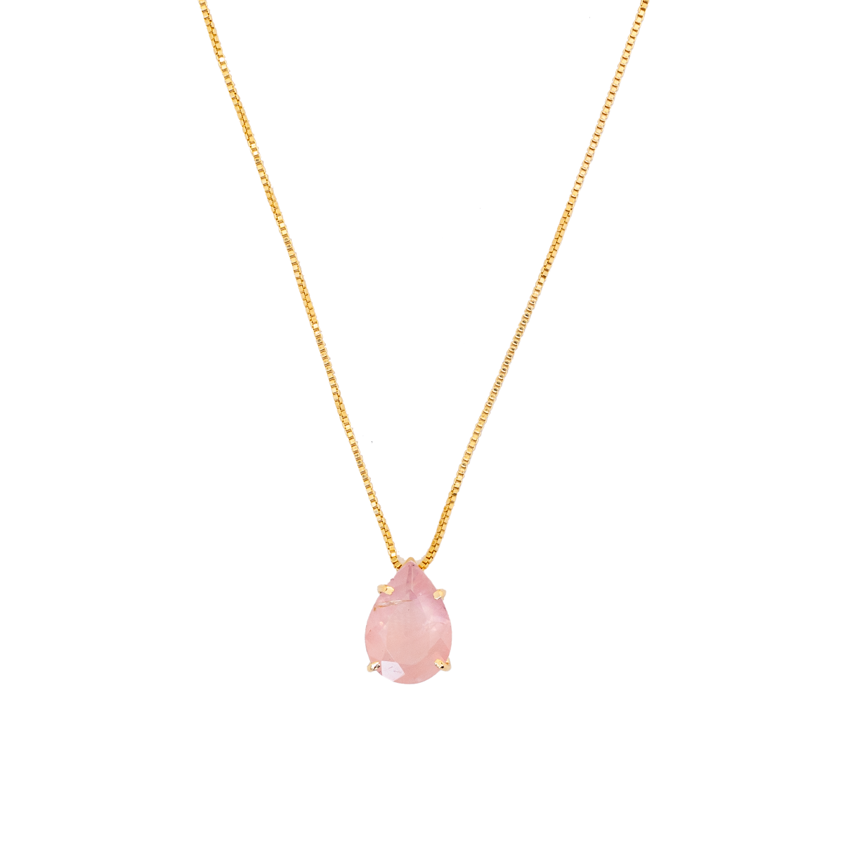 Various Stones - Drop of Heaven - Necklace - Gold Plated