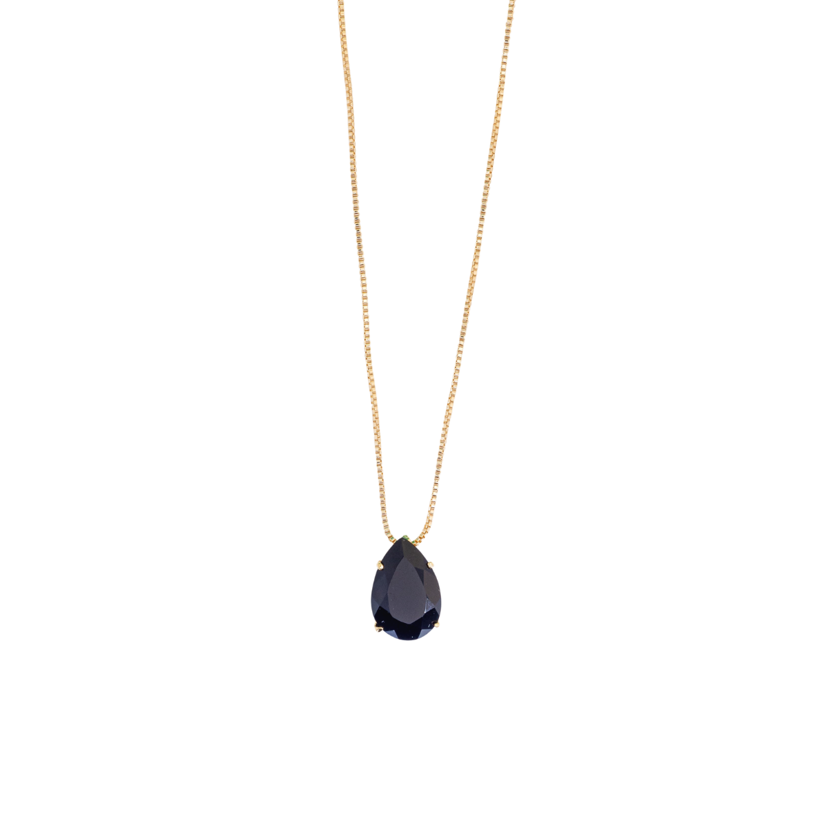 Various Stones - Drop of Heaven - Necklace - Gold Plated