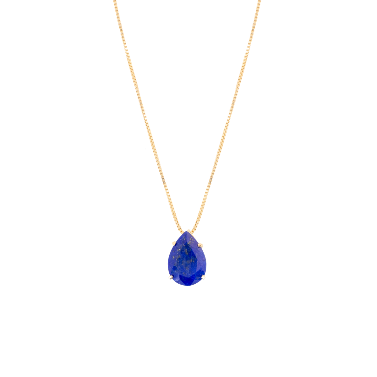 Various Stones - Drop of Heaven - Necklace - Gold Plated