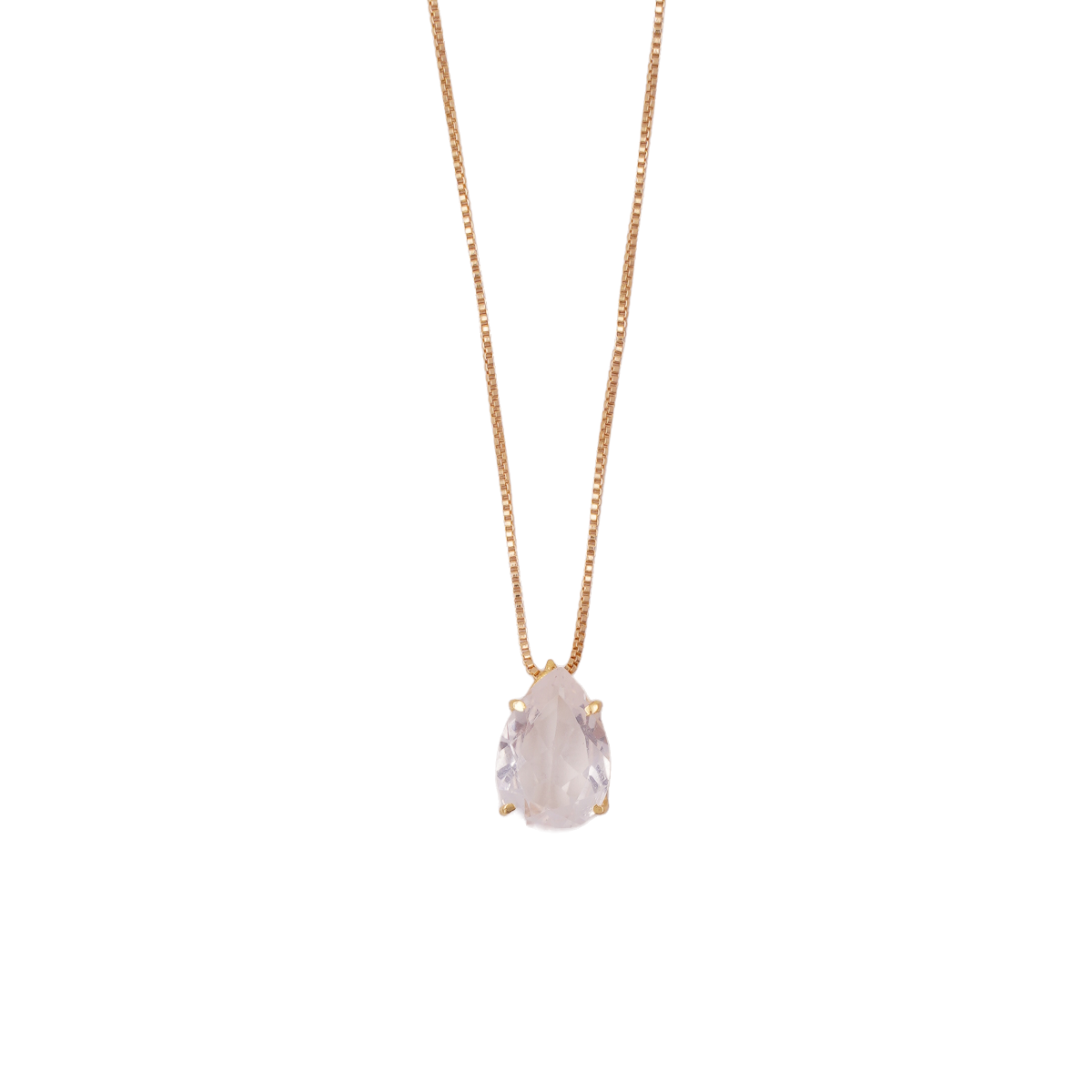 Various Stones - Drop of Heaven - Necklace - Gold Plated