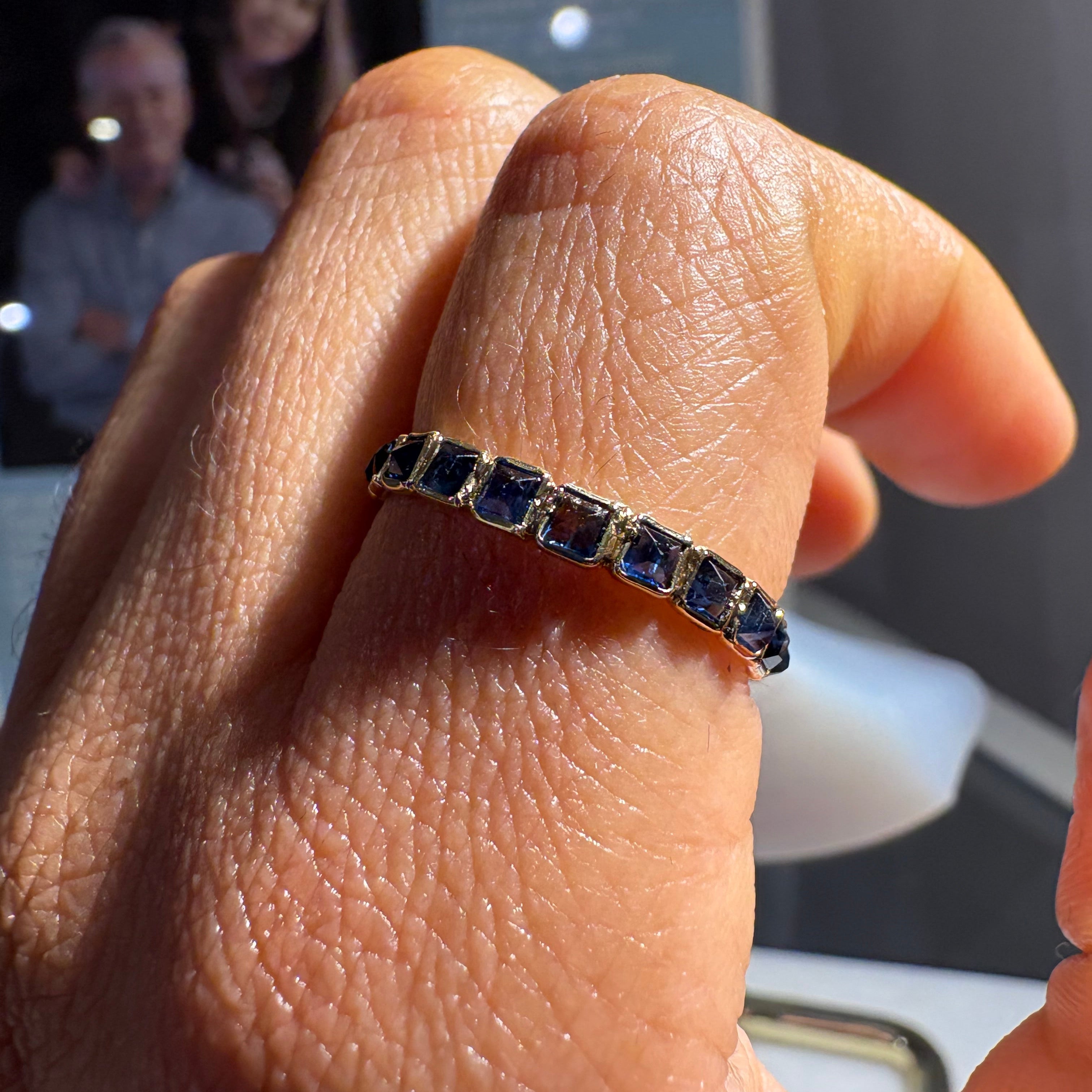 Blue Sapphire Ring - 0.93g - 14k Solid Gold