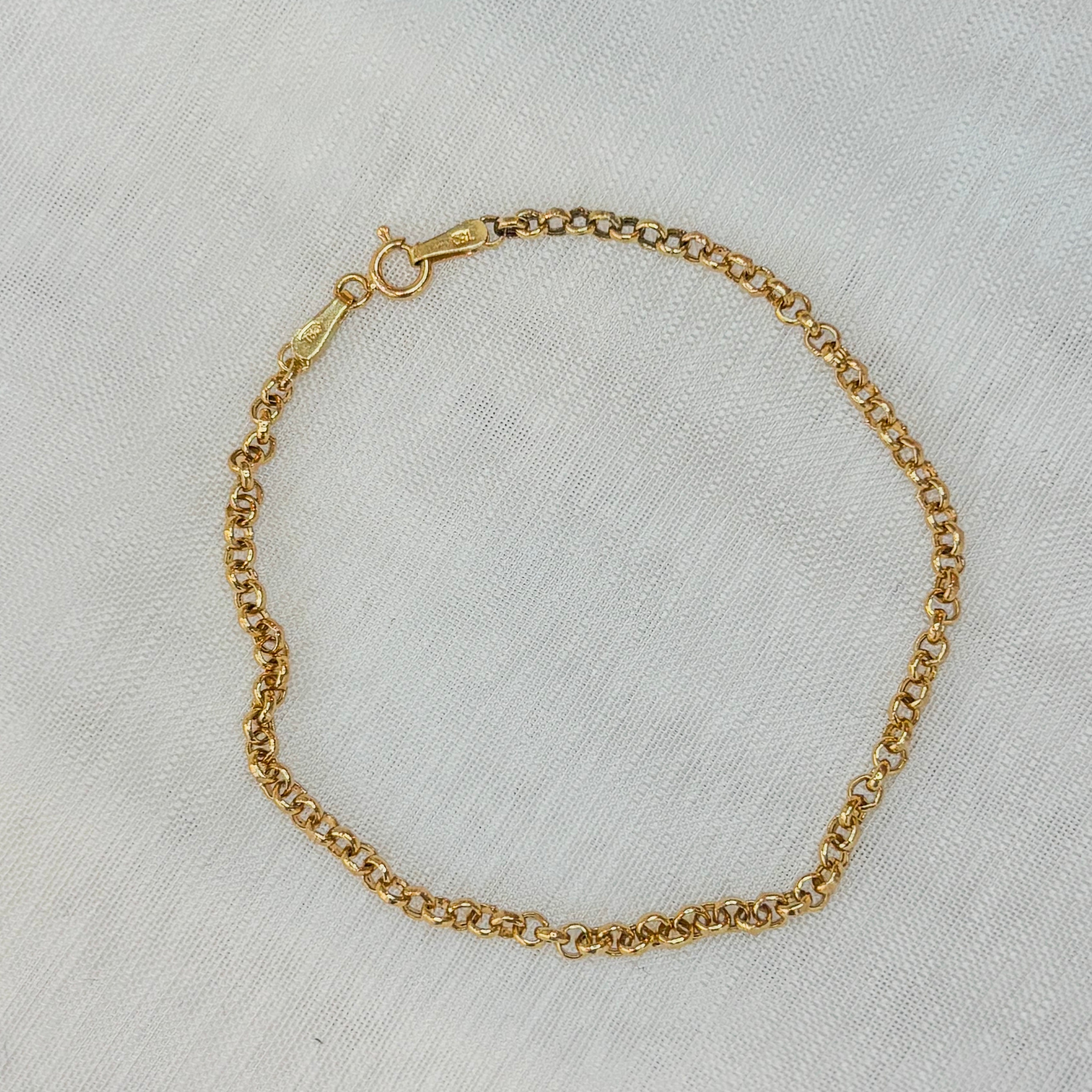 Bracelet Elo Chain - 14k Solid Gold