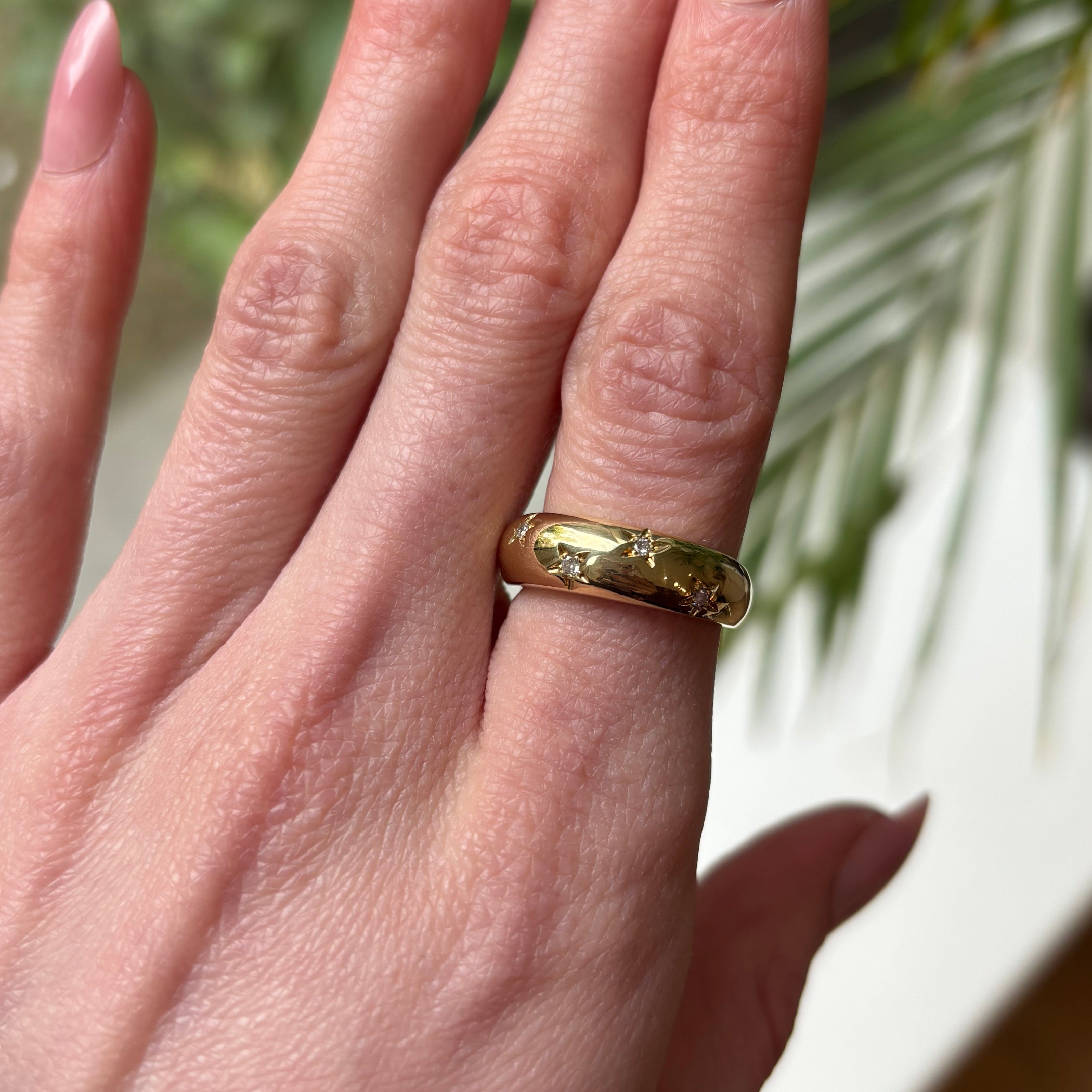 Diamond Stars – 18K Gold