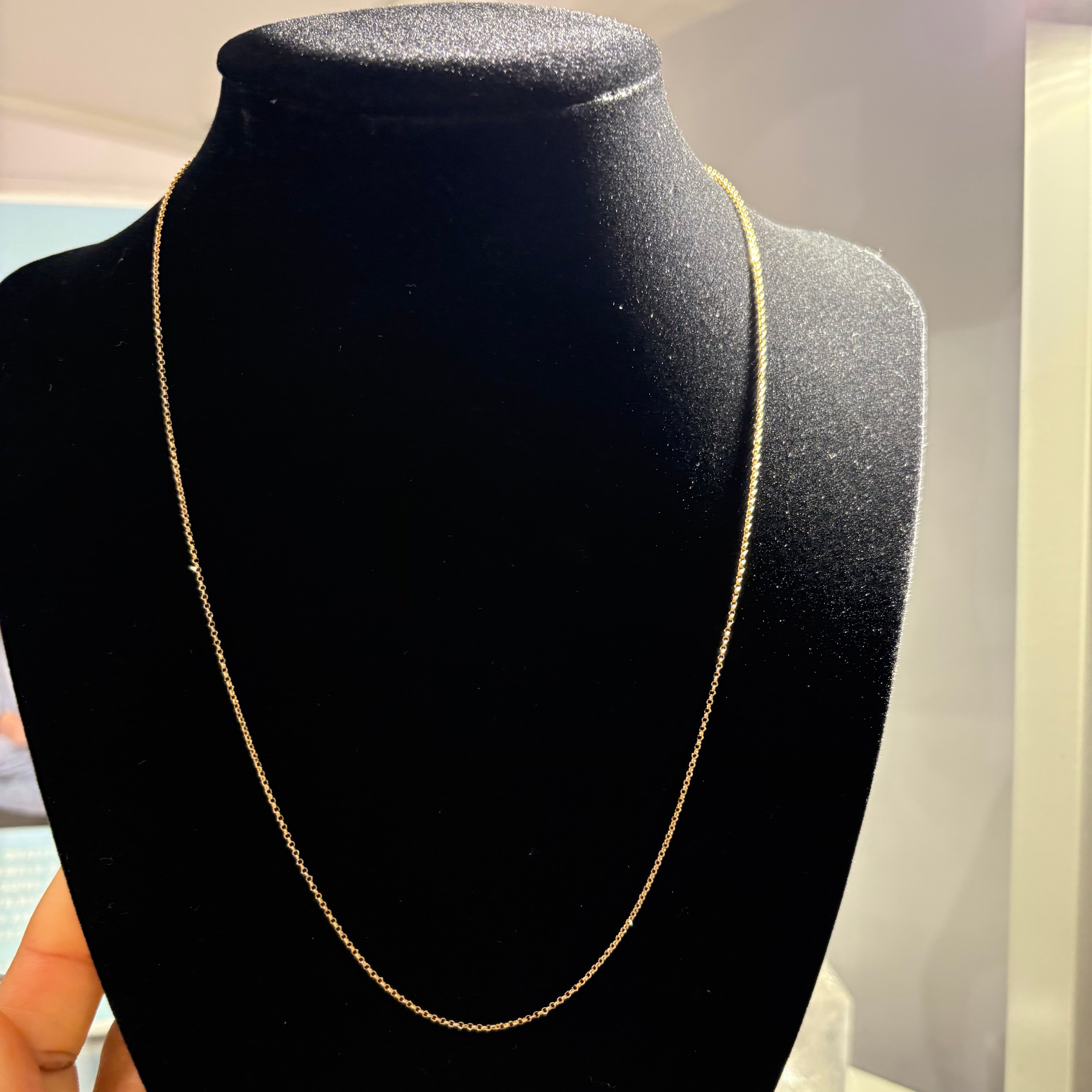 Elo Chain 1,35g 18k Solid Gold - 45cm