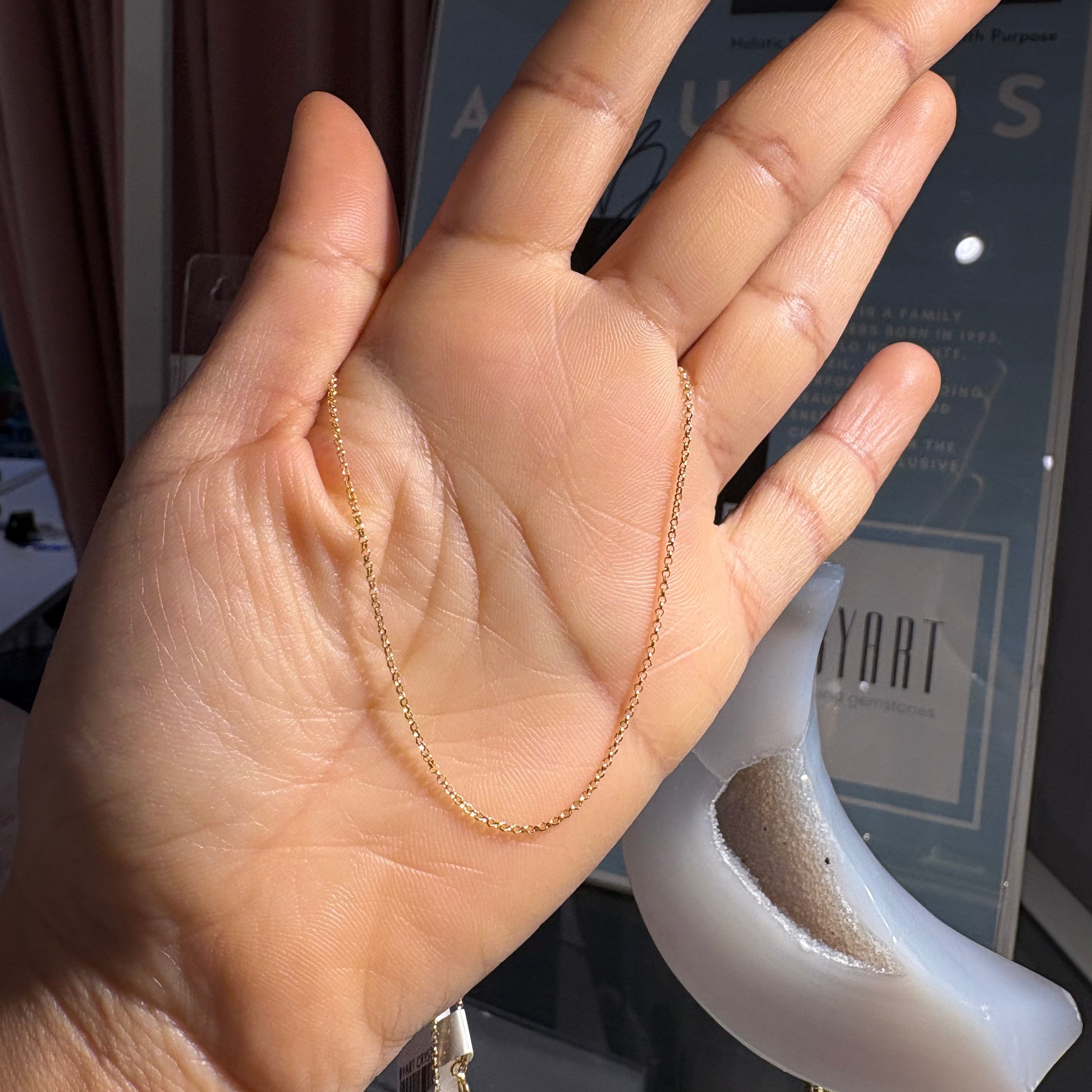 Elo Chain 1,35g 18k Solid Gold - 45cm