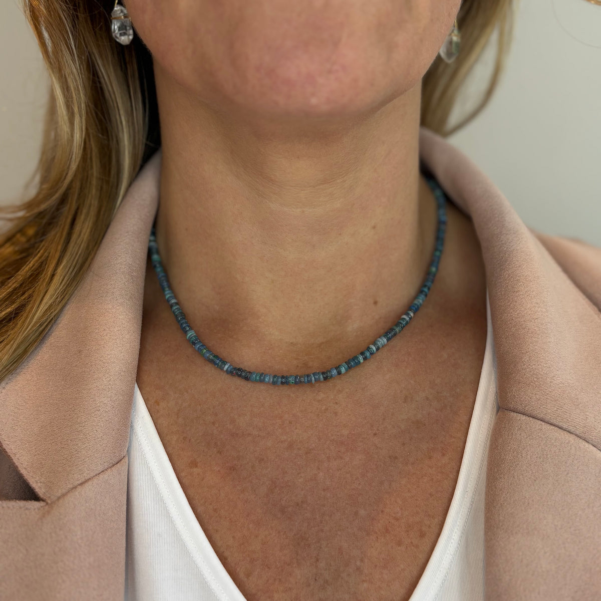 Black Opal Beaded Necklace Limited Edition