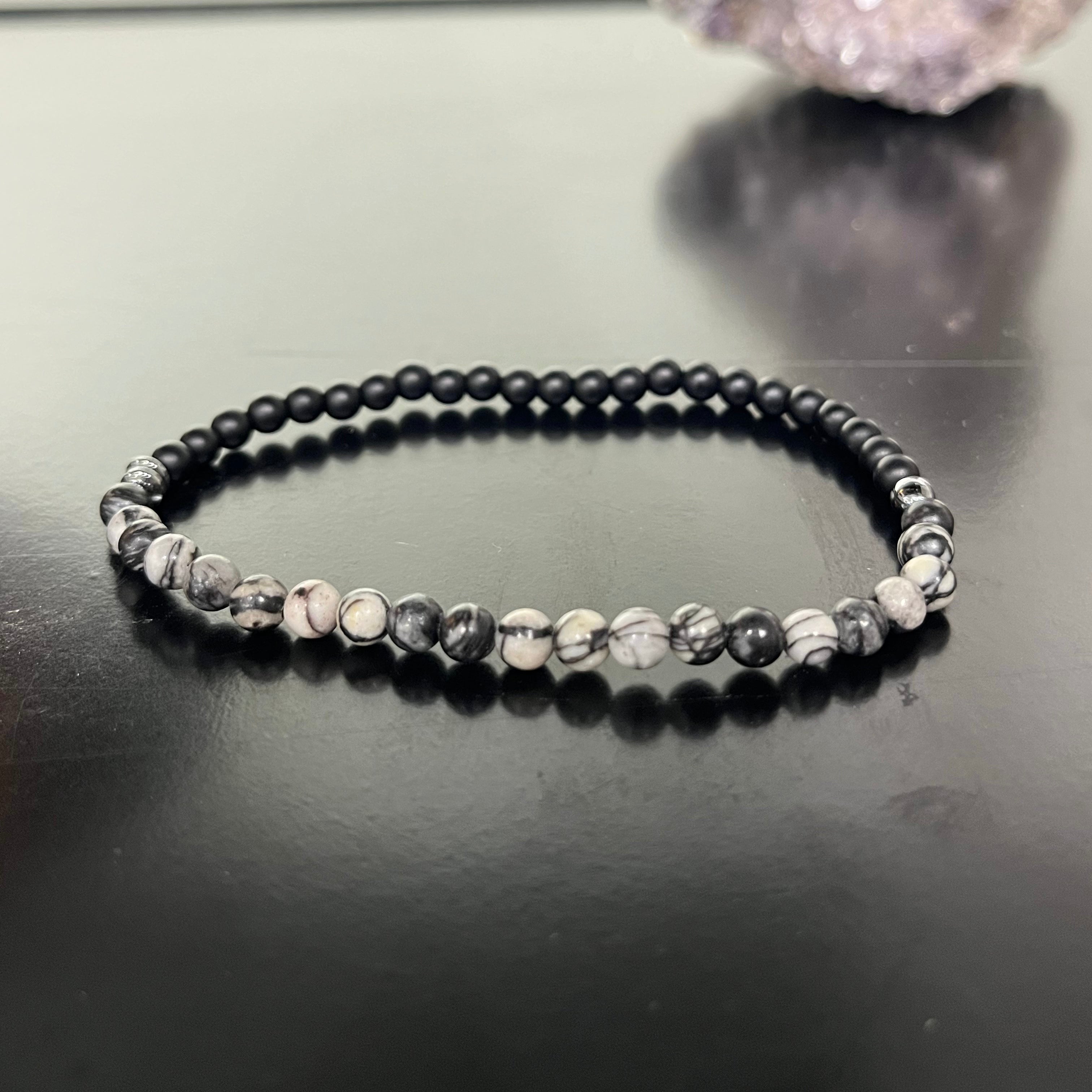Male Bracelet Jasper Beads