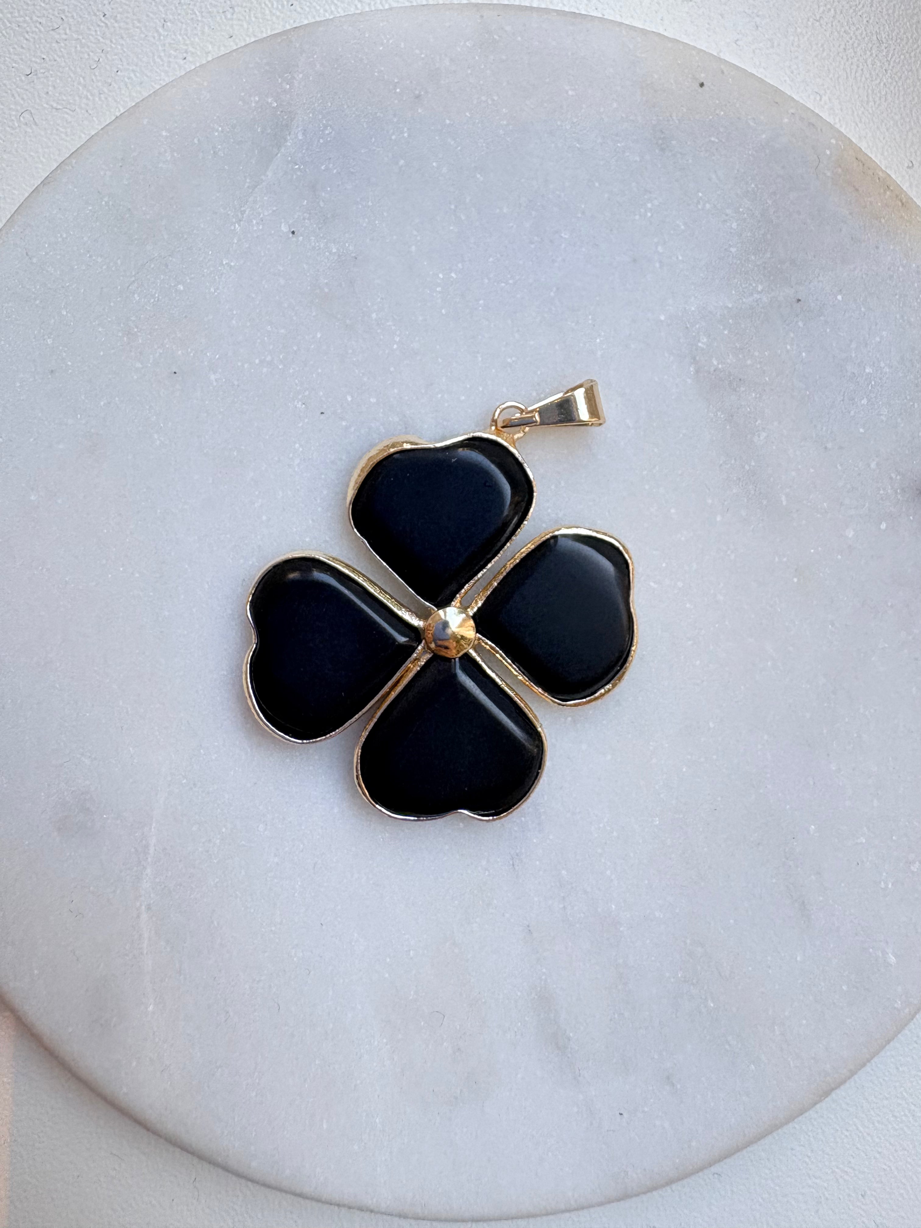 Lucky Leaf - Pendants - Various Stones