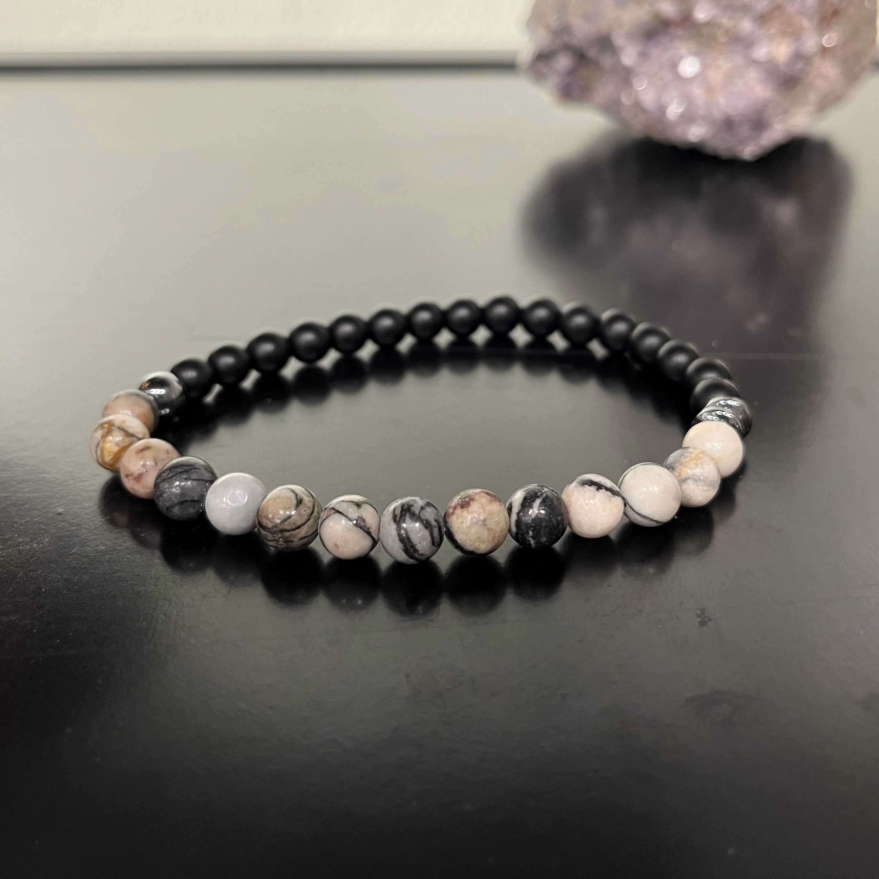 Male Bracelet Jasper Beads