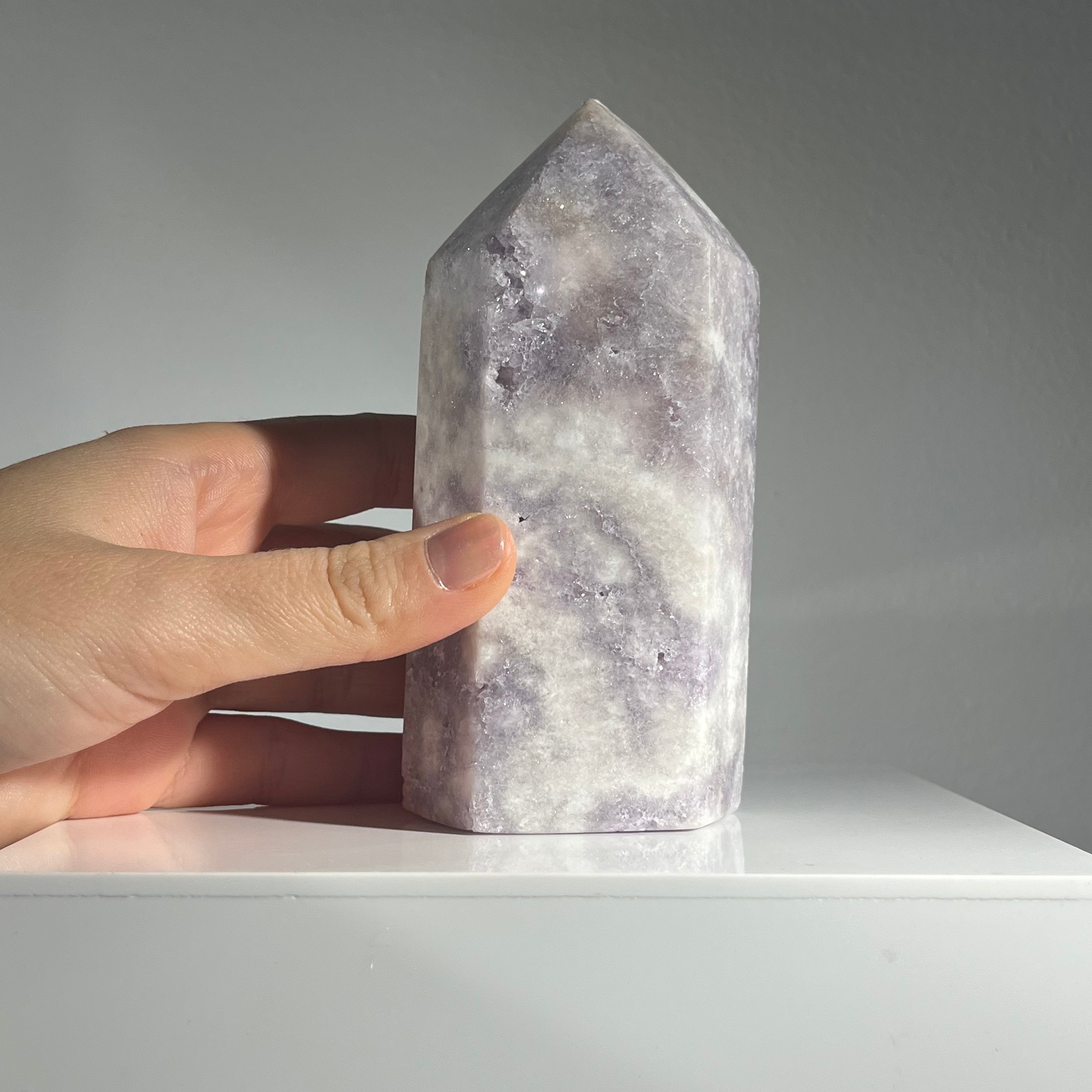 Pink Amethyst Pointed - Crystal