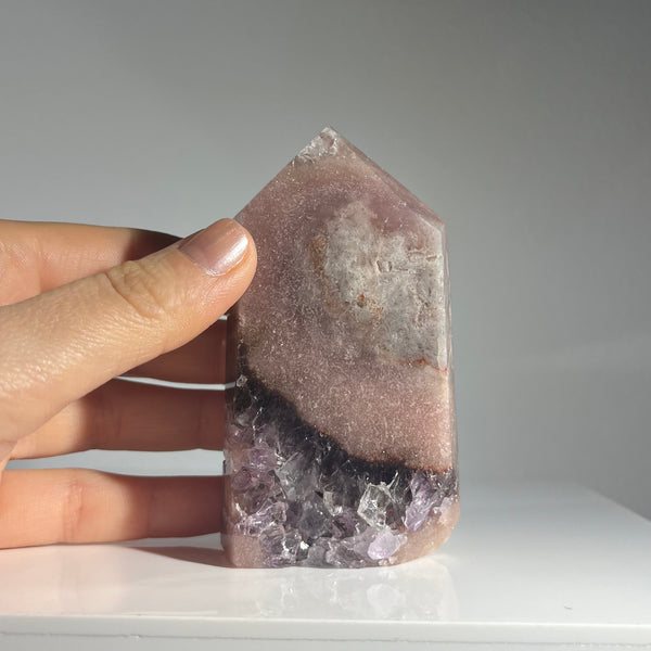 Pink Amethyst Point - Crystals