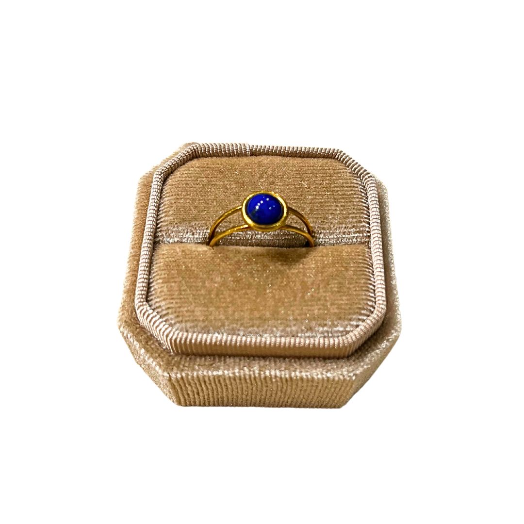 Lapis Lazuli - Ring - Solid 18k Gold