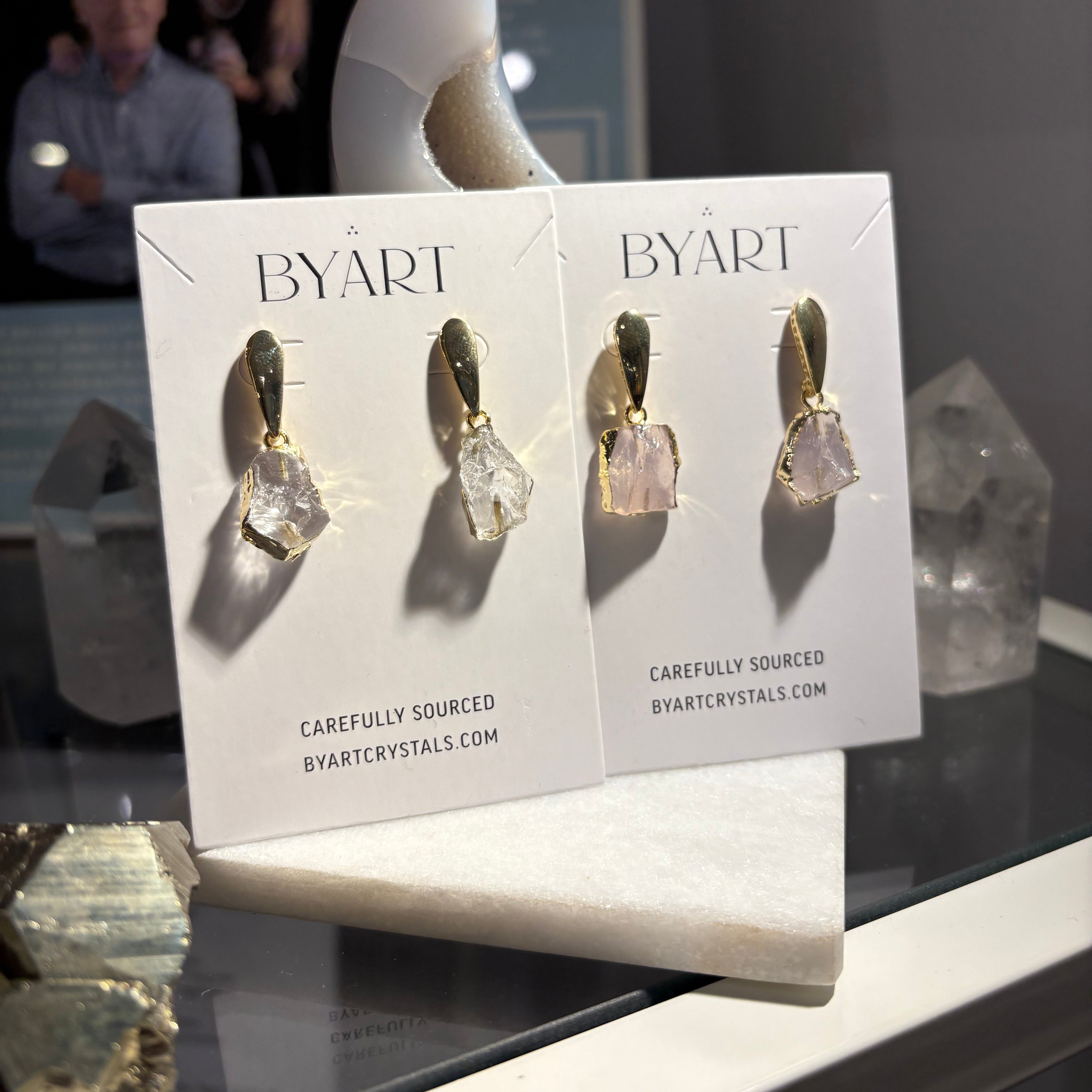 GOLDEN DROP EARRING GOLD PLATED