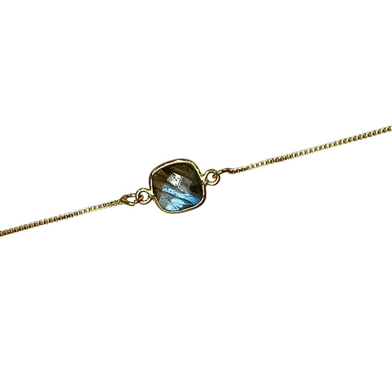Labradorite Bracelet - Gold Plated