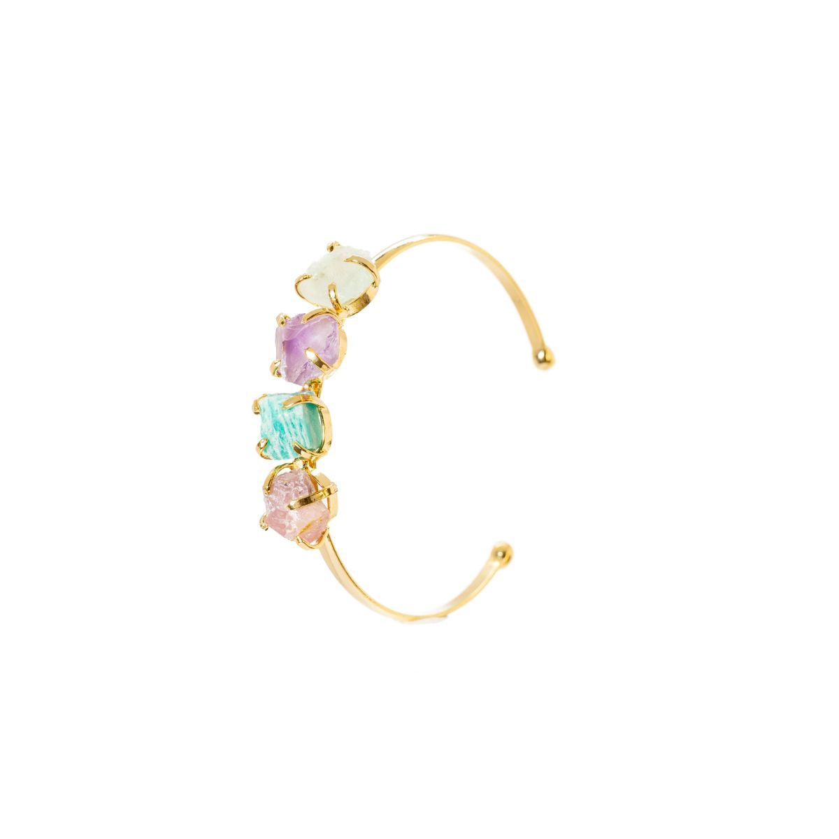 Mixed stones - Lollipop Bracelet - Gold Plated