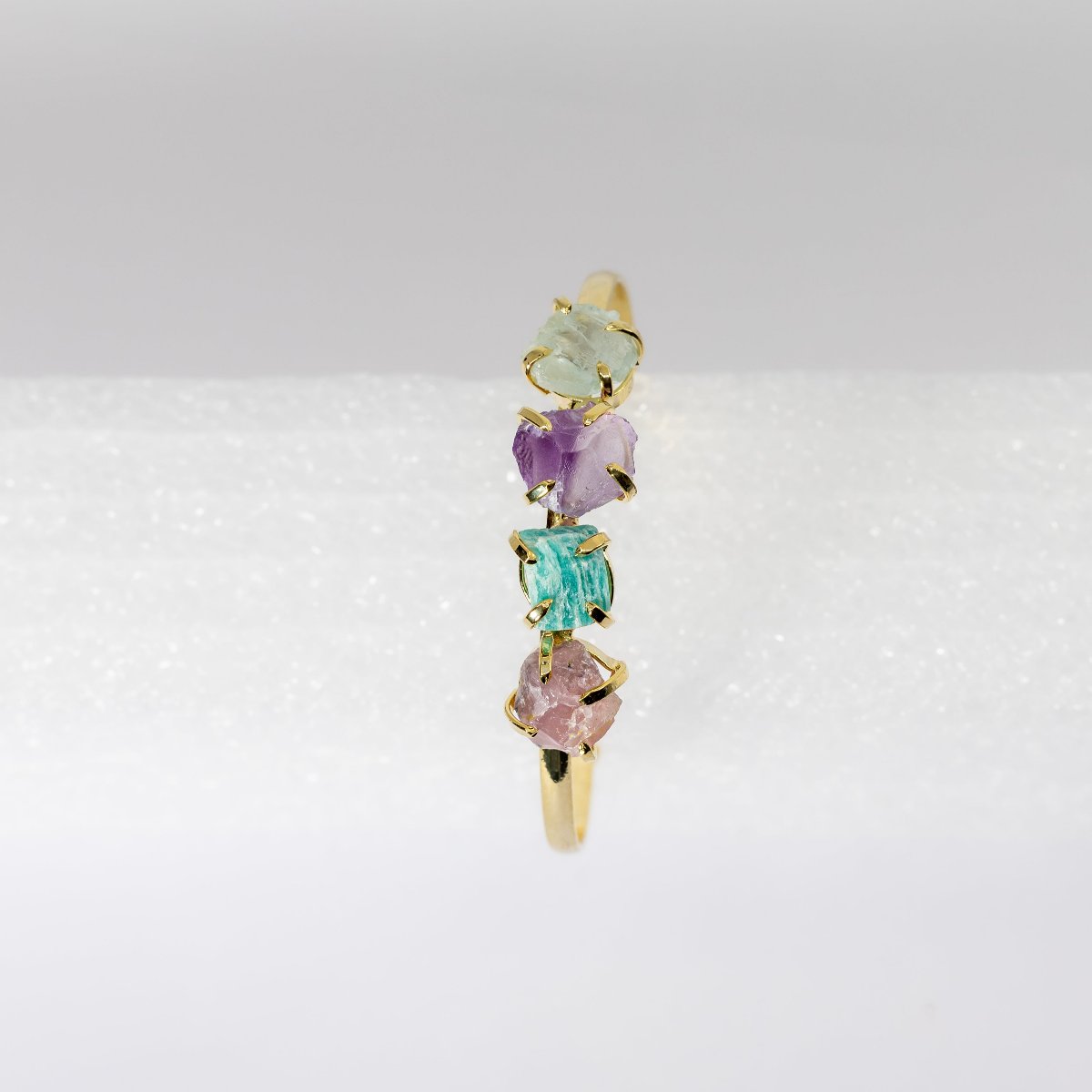 Mixed stones - Lollipop Bracelet - Gold Plated