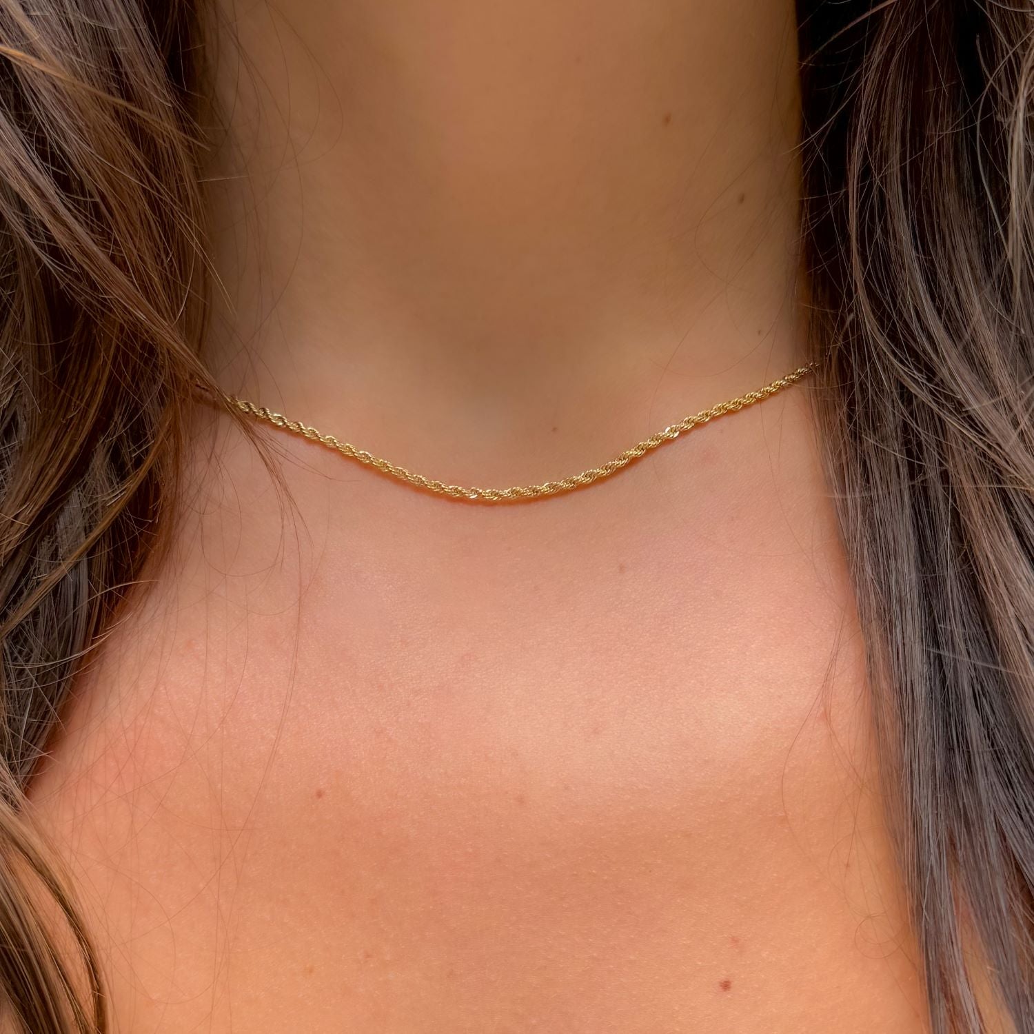 Rope Chain - Necklace - Gold Plated