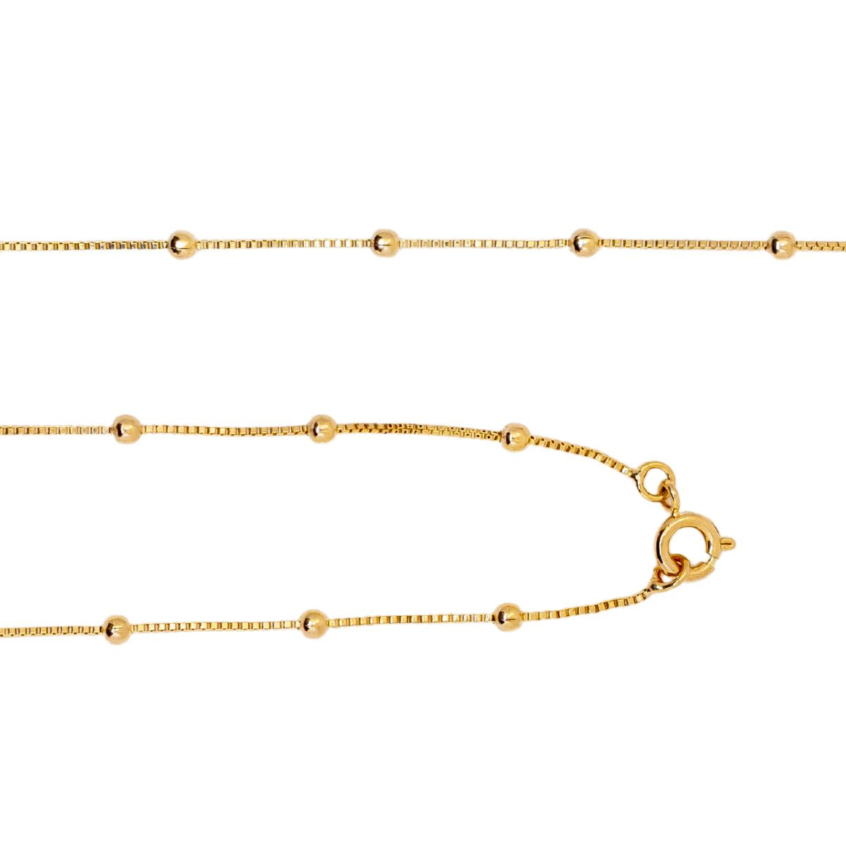 Dotted Chain - Necklace - Gold Plated