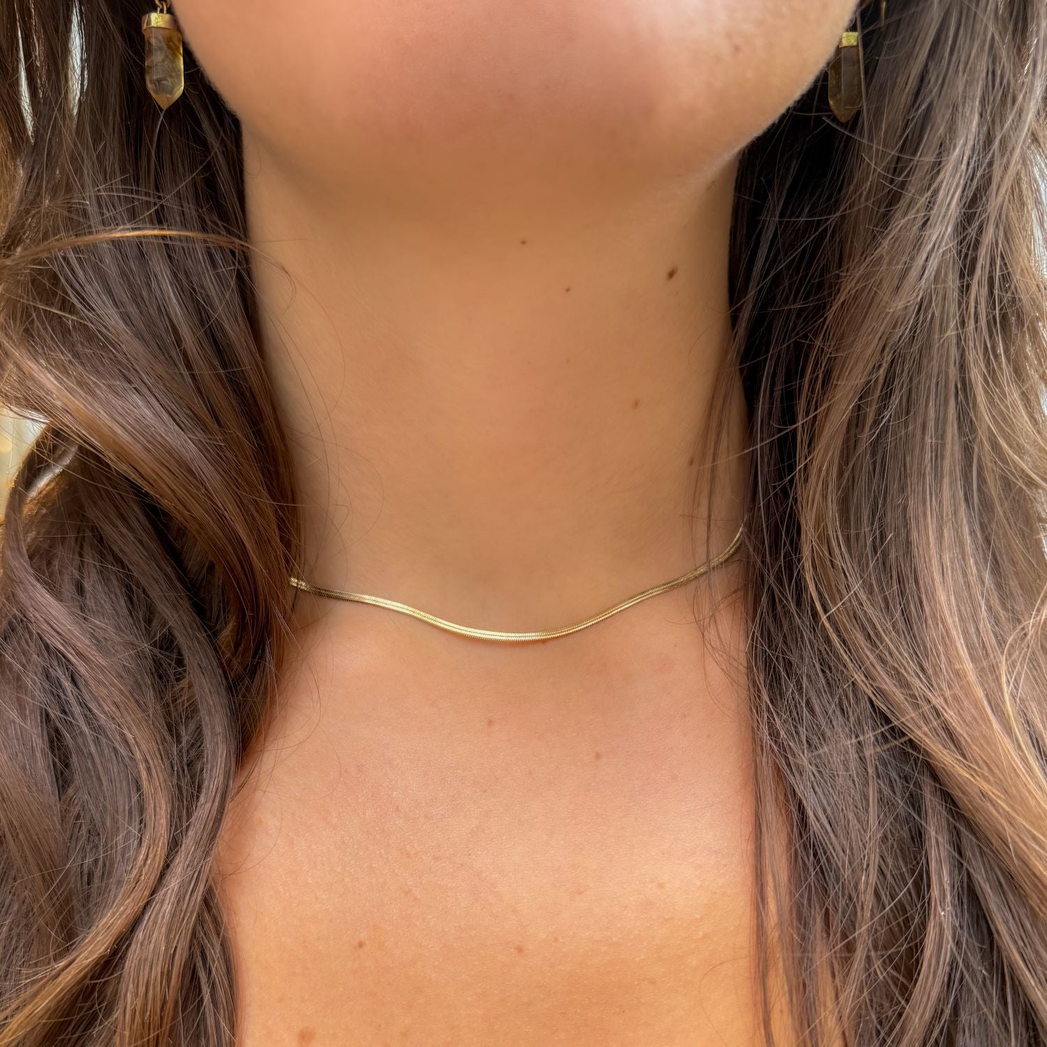 Snake Chain - Necklace - Gold Plated