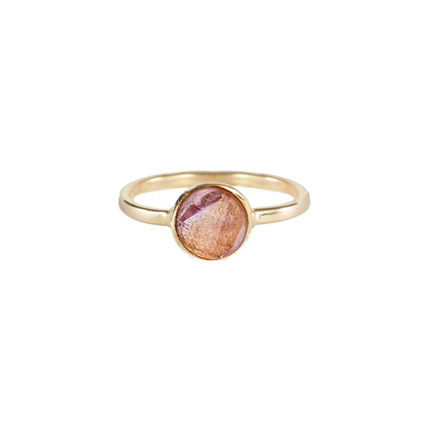Amethyst - Briolette Ring - Gold Plated