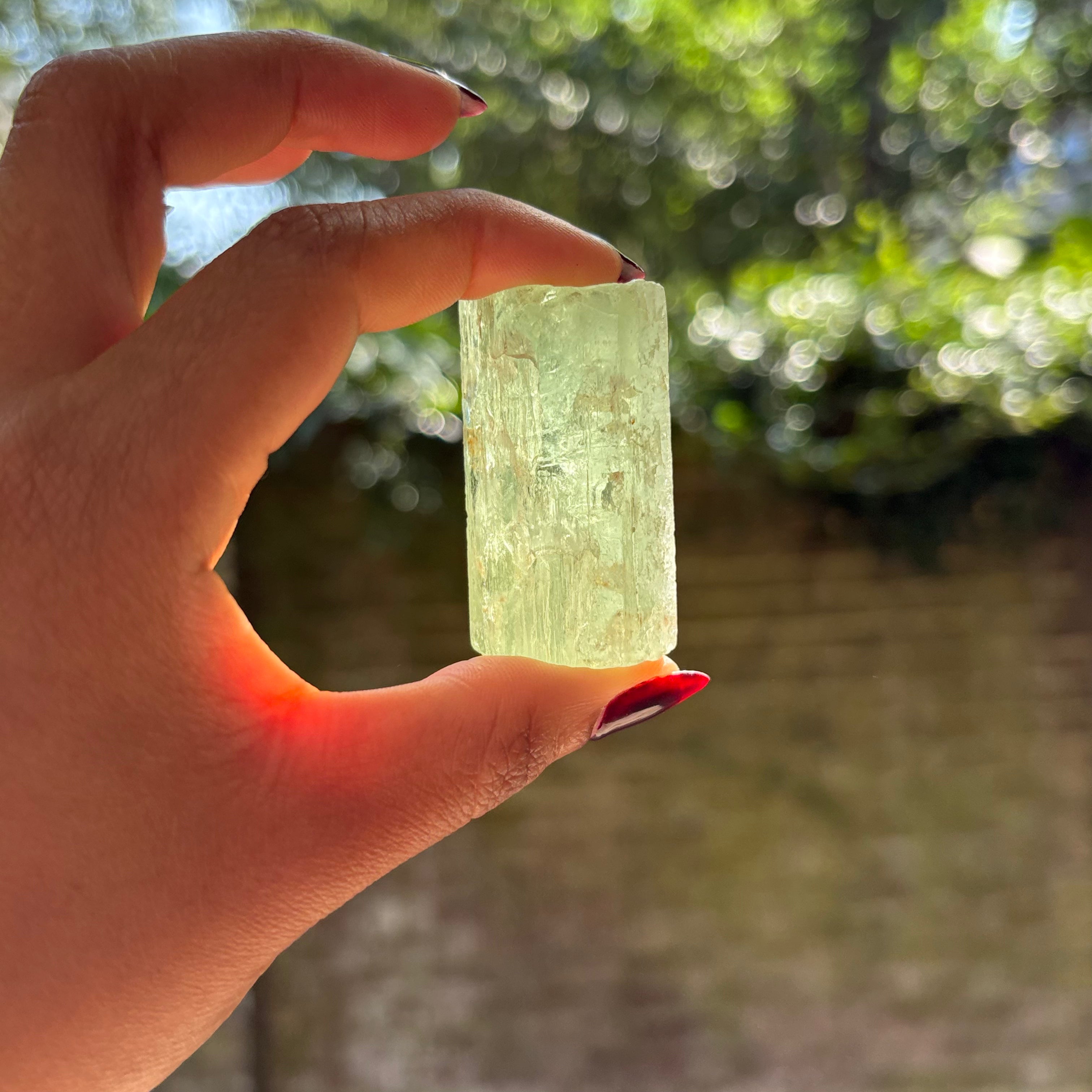 Green Beryl Hexagon
