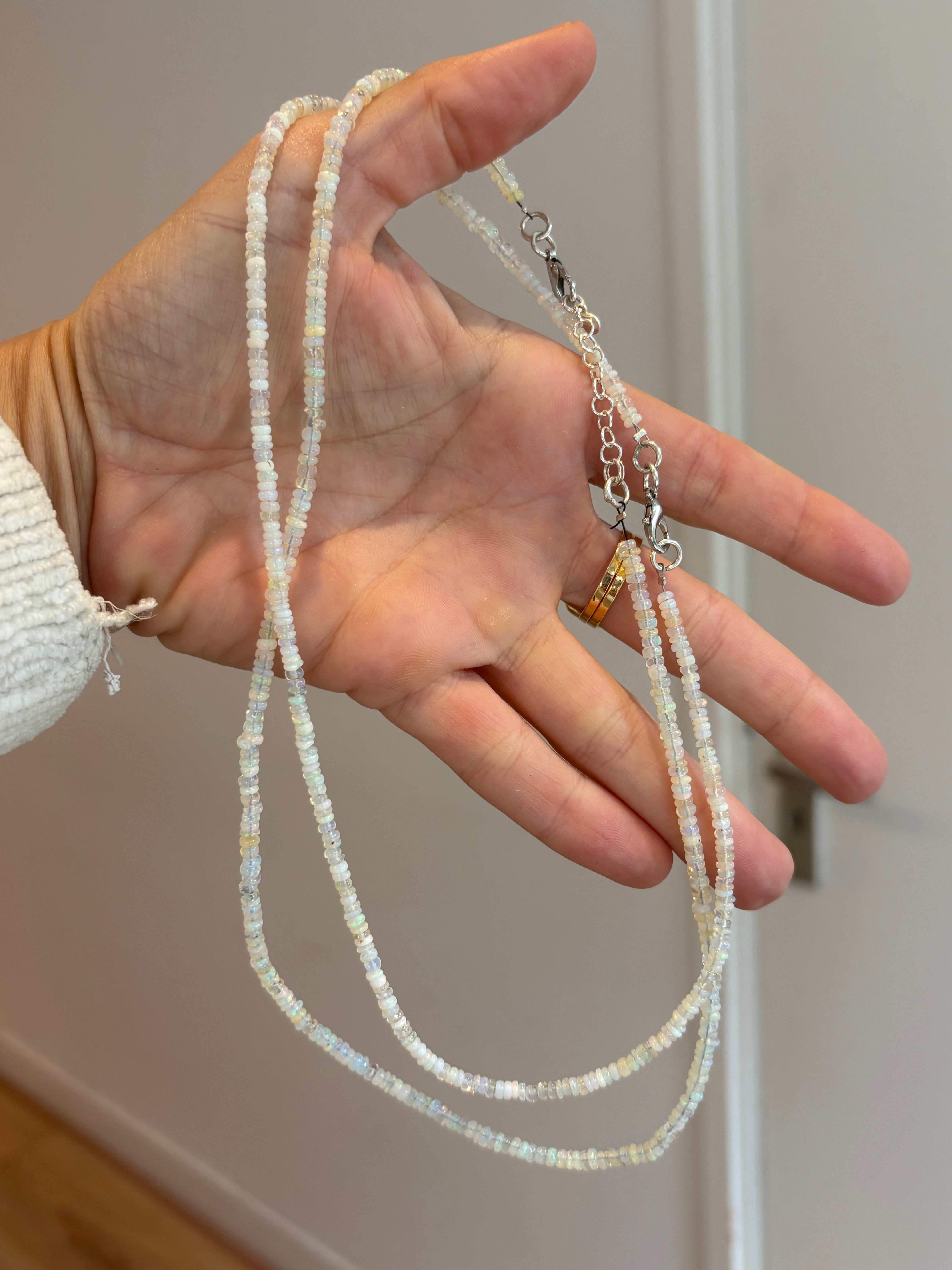 Opal Beaded Necklace