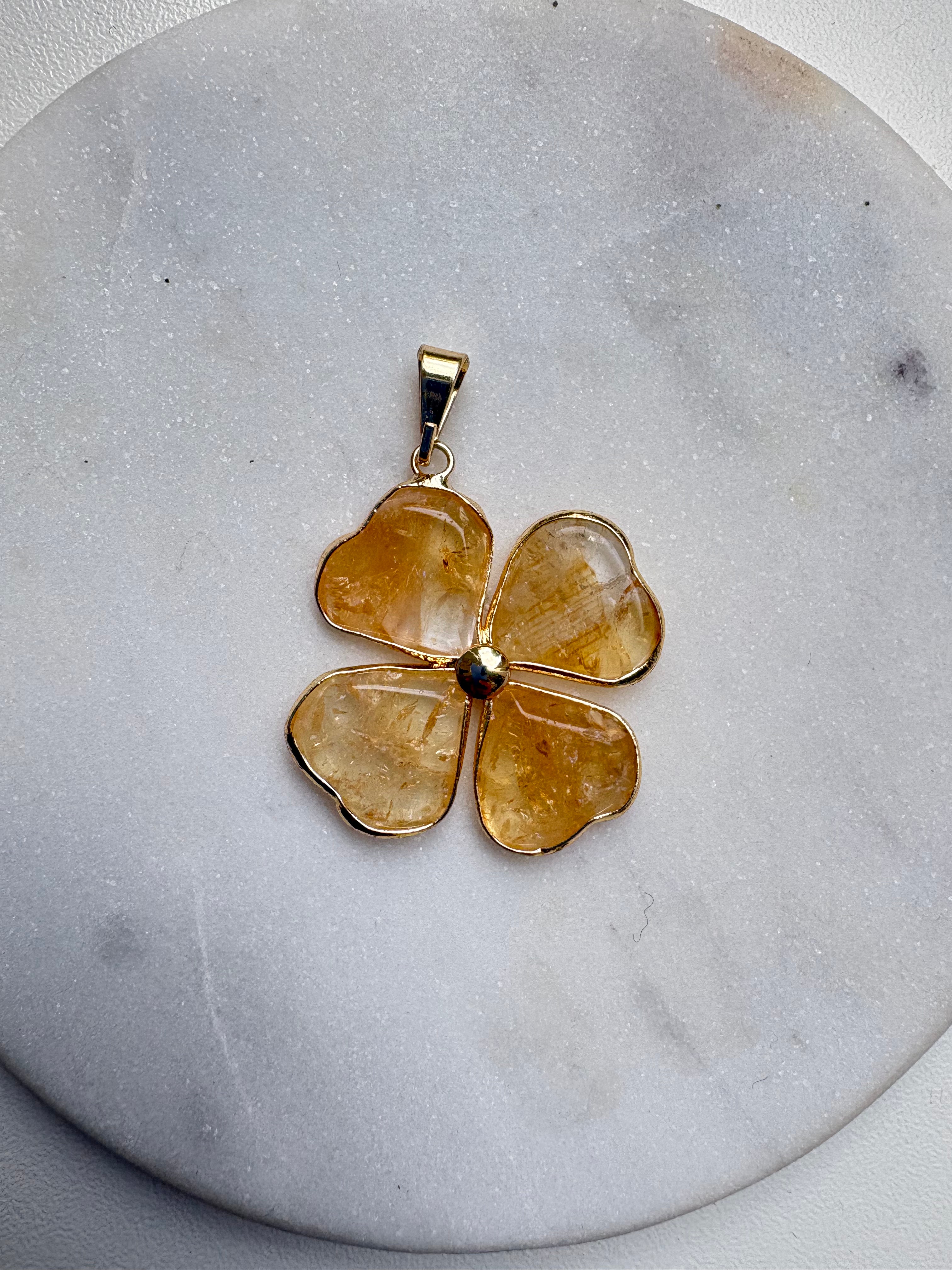 Lucky Leaf - Pendants - Various Stones