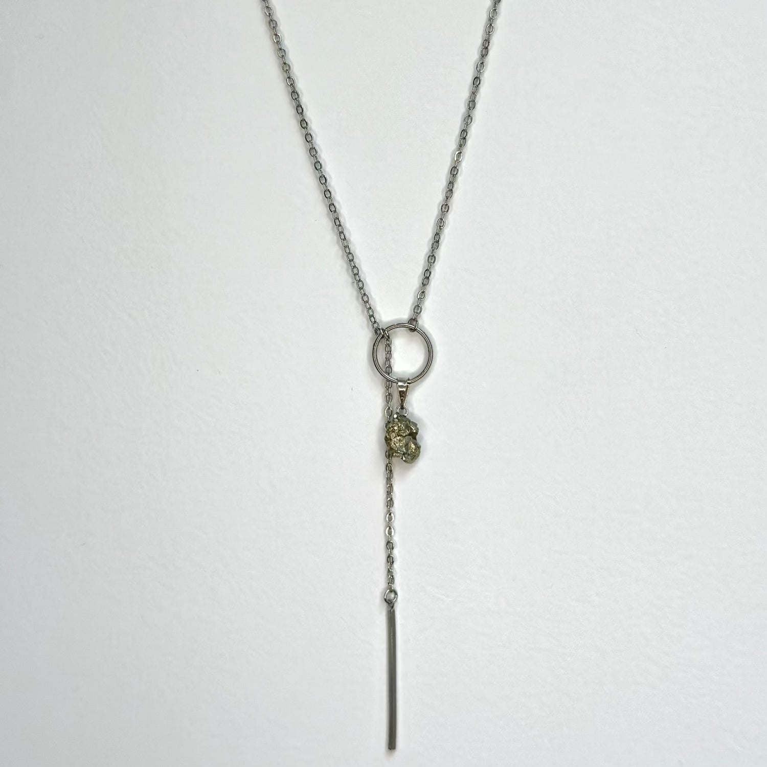 Pyrite Necklace round option 2