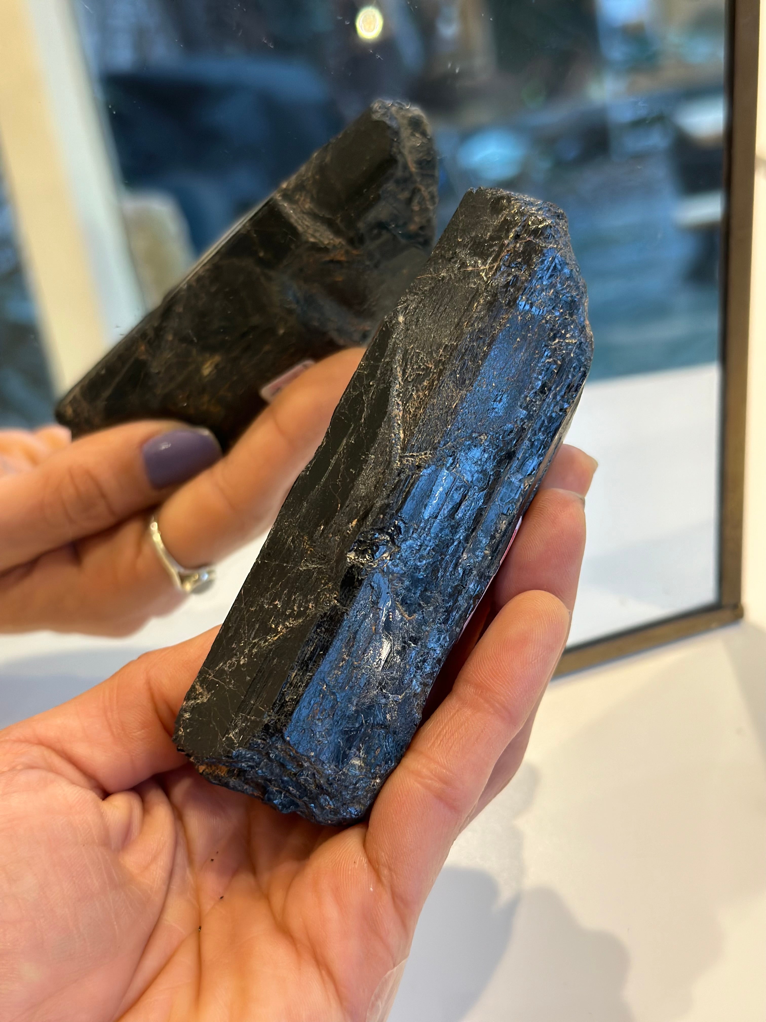 Black Tourmaline Crystal - Rough stones