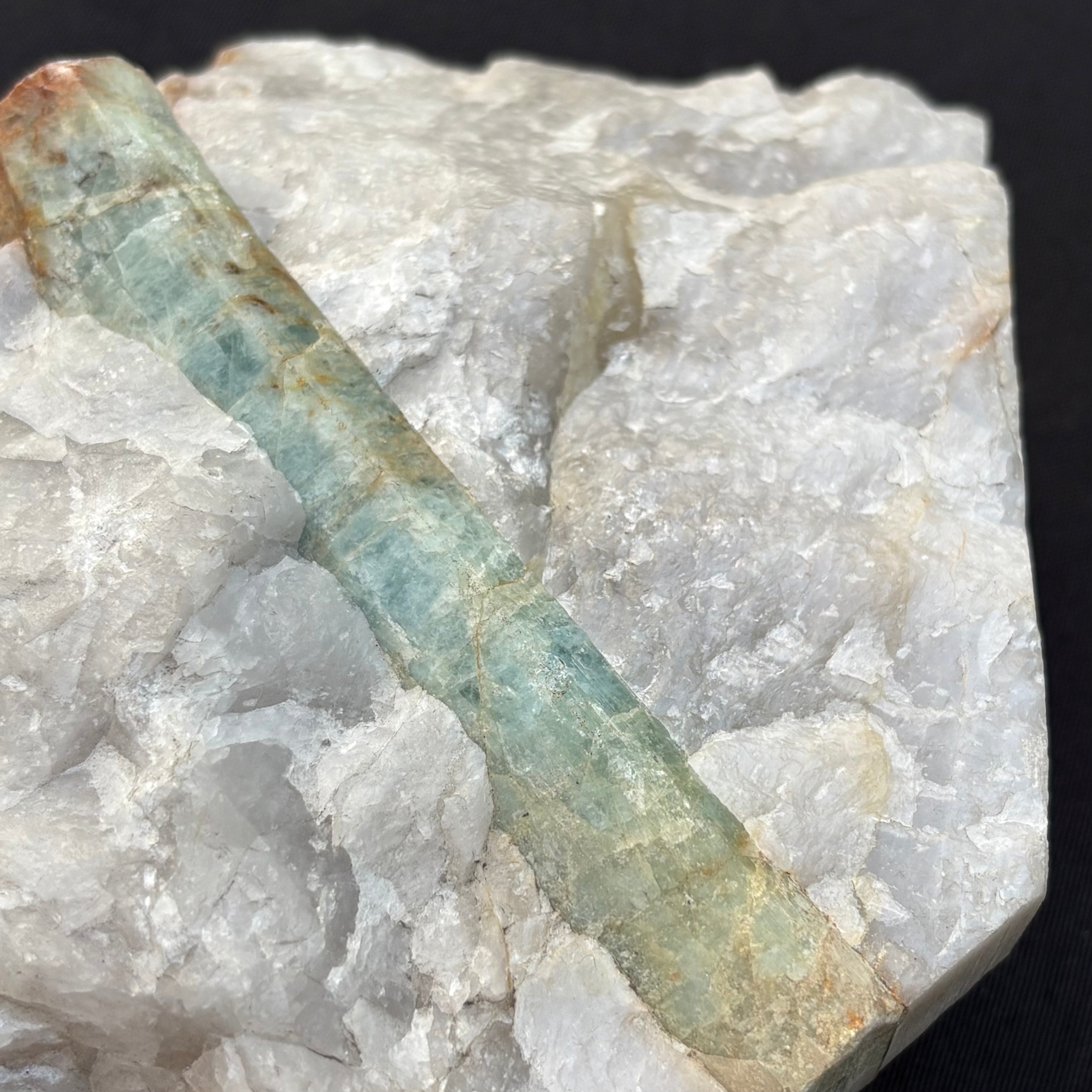 Aesthetic Aquamarine Crystal on Matrix – Outstanding Visibility
