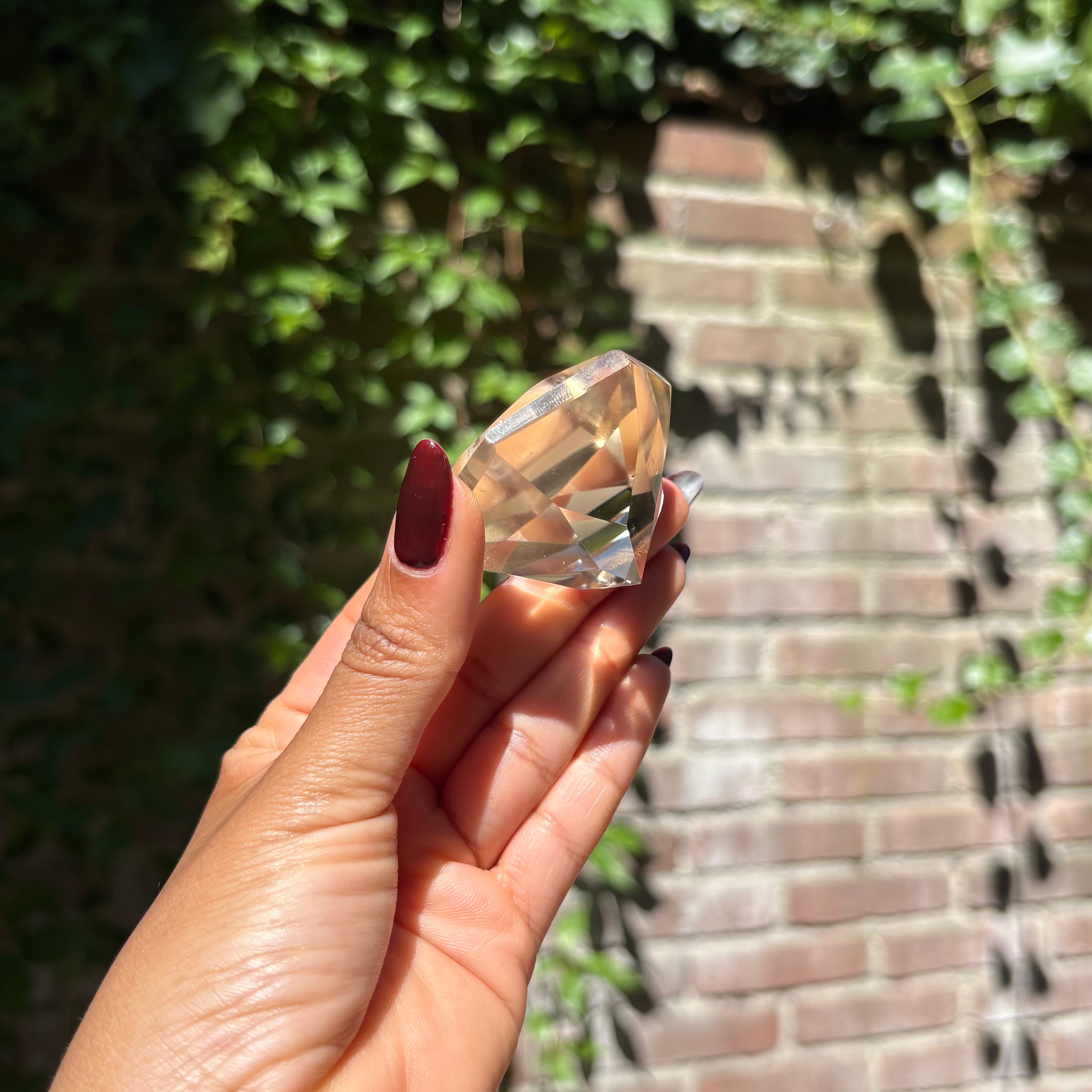 Round Brilliant Cut Citrine - Crystal